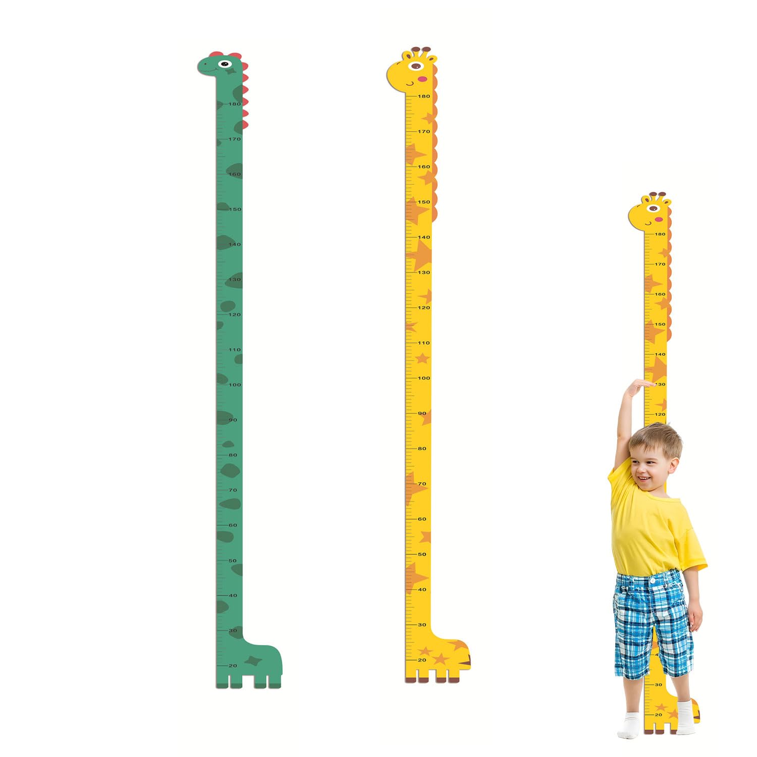 Bambini Altezza Misura Grafico 180 cm Metro Graduato Tabella di Altezza 2 Pezzi