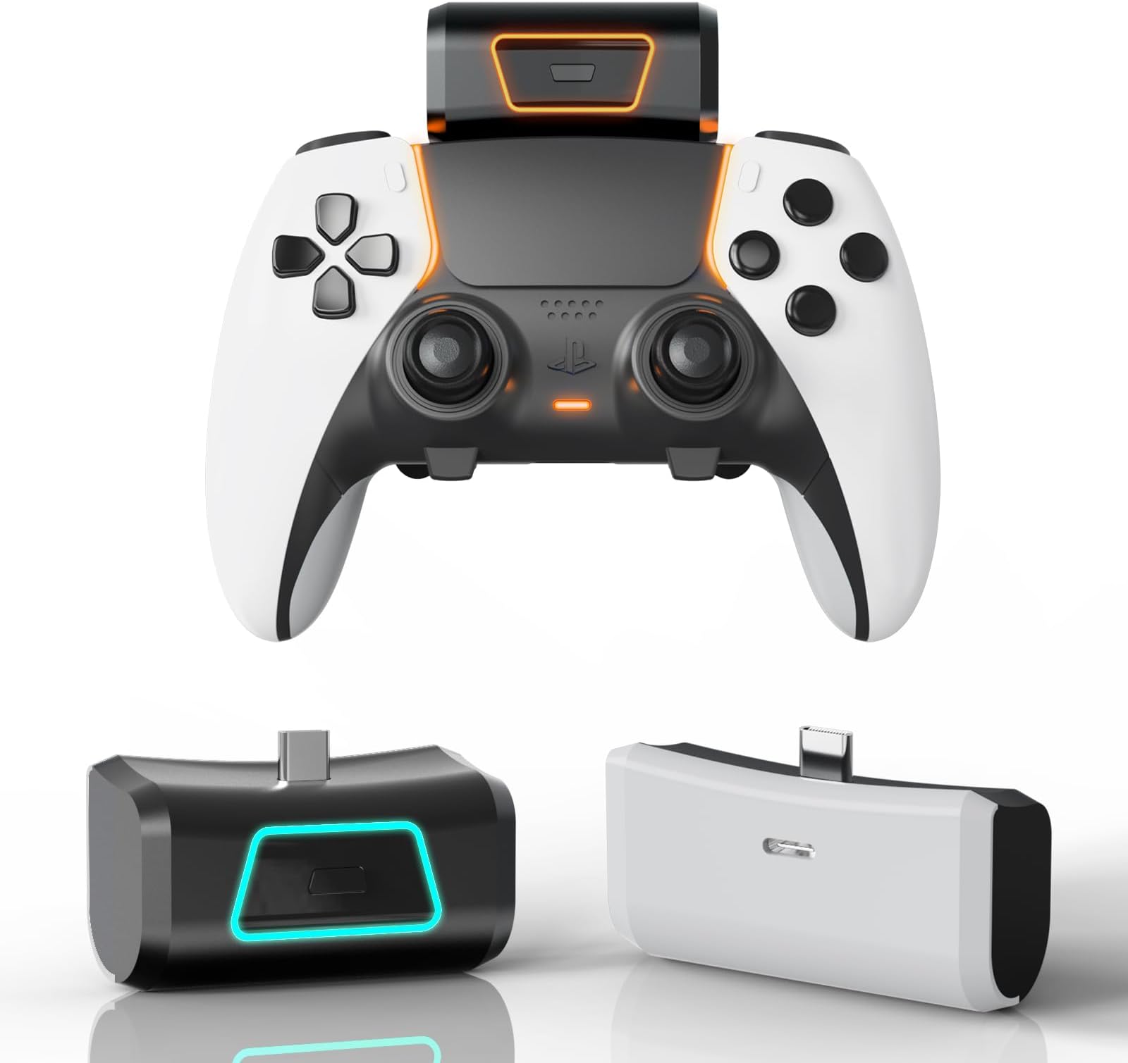 - Rechargeable Battery Pack Compatible with PS5 Dualsense/Edge Controller,Play and Charge Kit for PlayStation 5 Controller,USB Type-C Charging Cable,+10 Hours of Battery Life,1 Pack