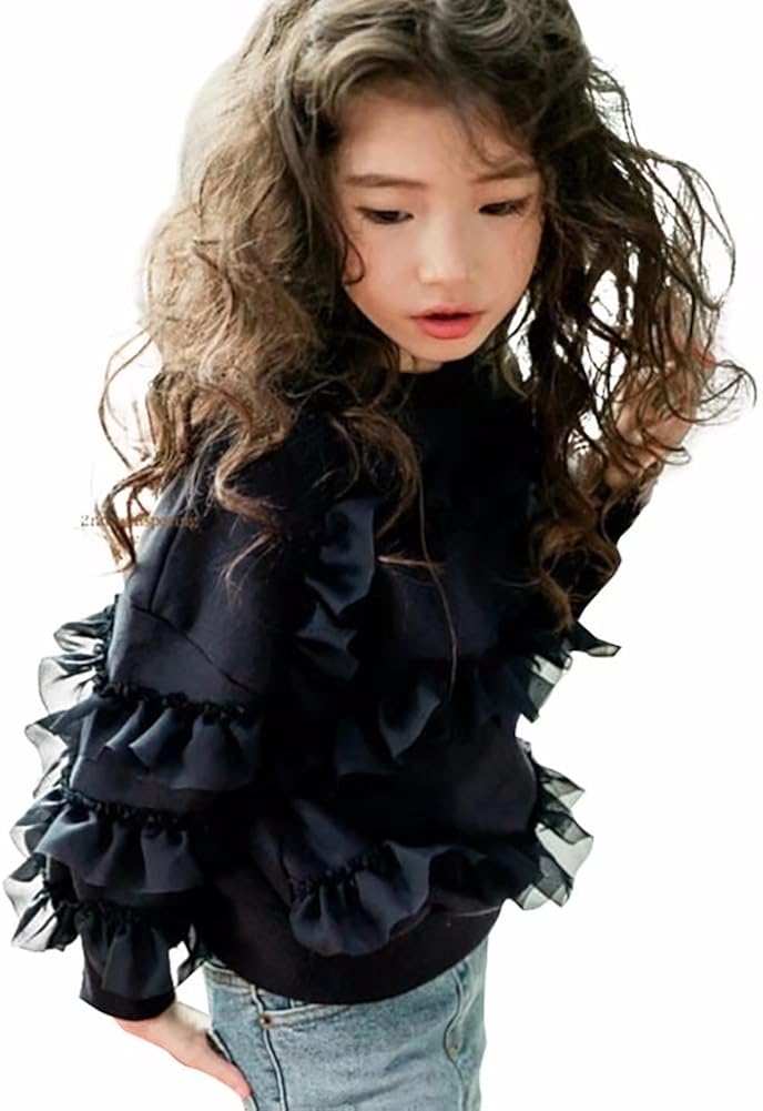 Amigoyo 女の子 子供 服 キッズ トレーナー スウェット 長袖 レース 春 秋 綿 プリンセス おしゃれ 可愛い 韓国スタイル Amigoyo 女の子 子供 服 キッズ トレーナー スウェット 長袖 レース 春 秋 綿 プリンセス おしゃれ 可愛い 韓国スタイル