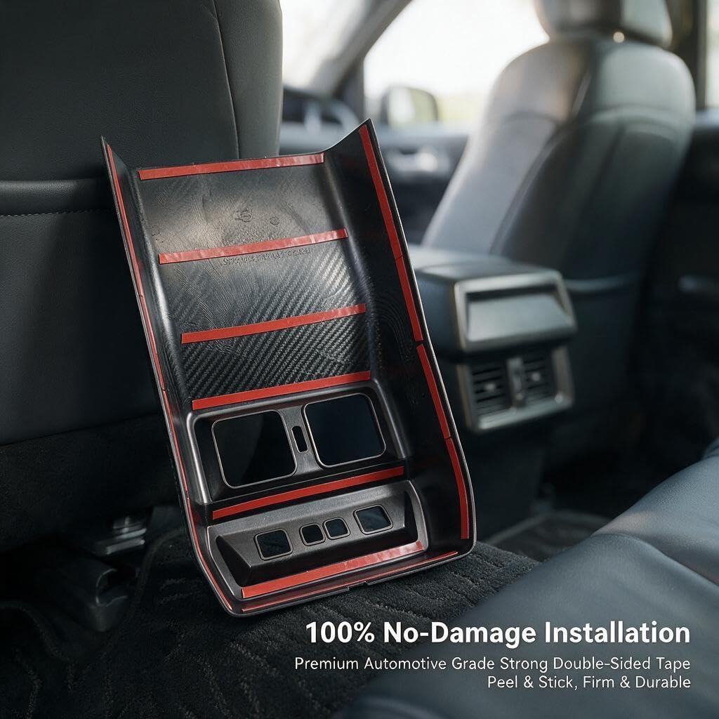 Rear Air Vent Anti-kick Panel Cover for Toyota RAV4 2026+ Limited/Woodland