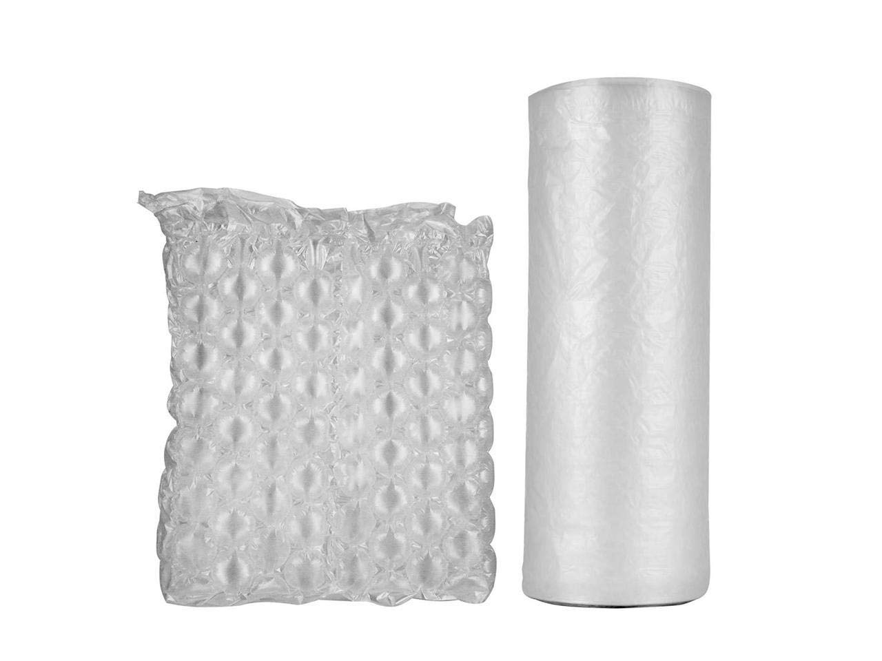 PPE Air Cushion Wrap Roll - Inflatable Bubble Film - 16"x13", 985ft, Clear, HDPE