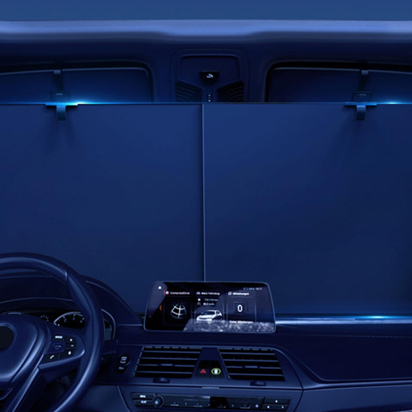 Parasole retrattile per finestrino auto, parasole per auto per parabrezza | Parasole per parabrezza auto - Parasole pieghevole per parabrezza auto, protezione per visiera, isolamento t