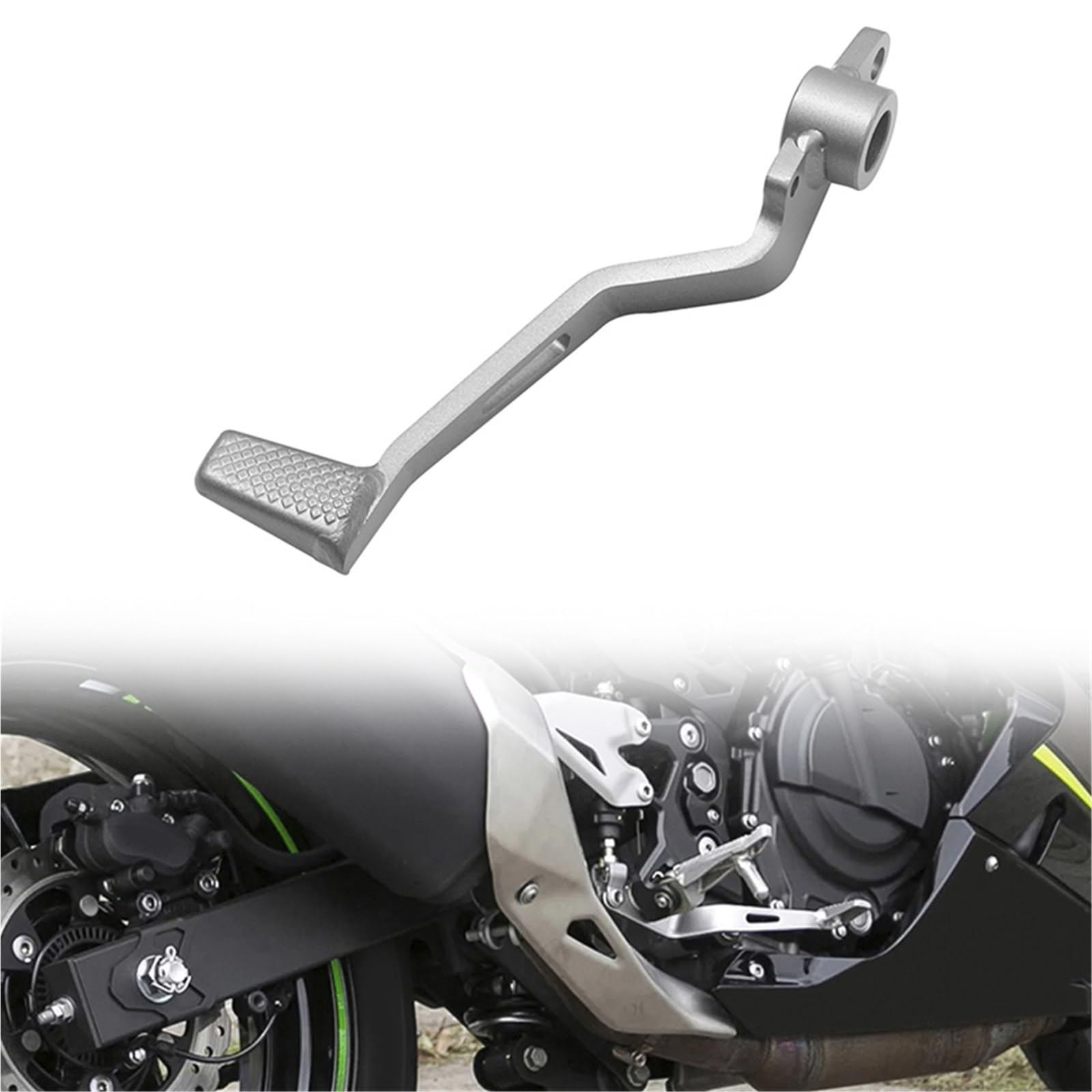 YDYBDA Motorcycle Brake Pedal Foot Lever for Kawasaki for Ninja 400 2018 2019 2020 2021 2022 2023 Z400 for Ninja 500 Z500 2024