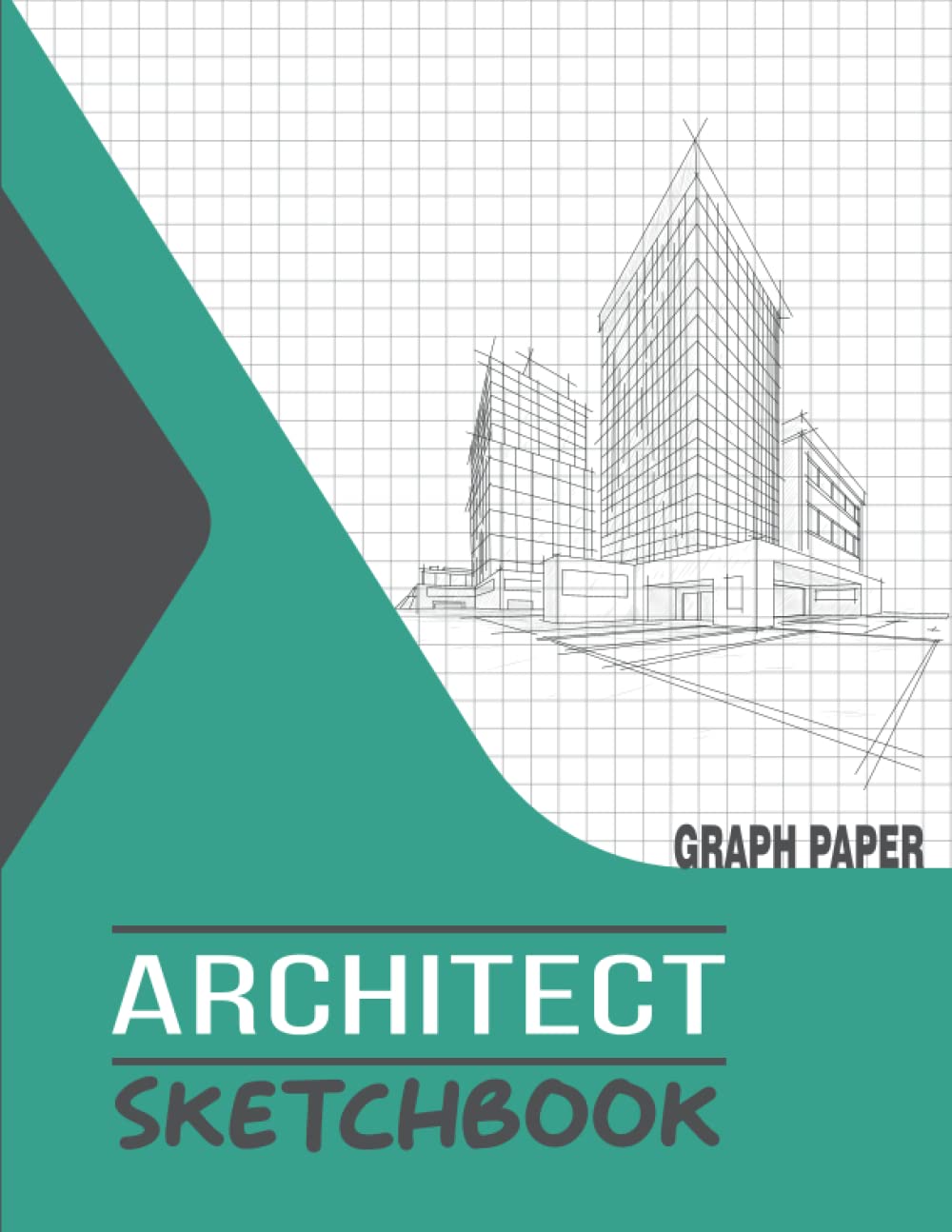 Architect Sketchbook Graph Paper: Engineer sketchbook graph paper, architectural planning, architecture sketch book journal notebook for drawing, sketching, design, construction and engineering