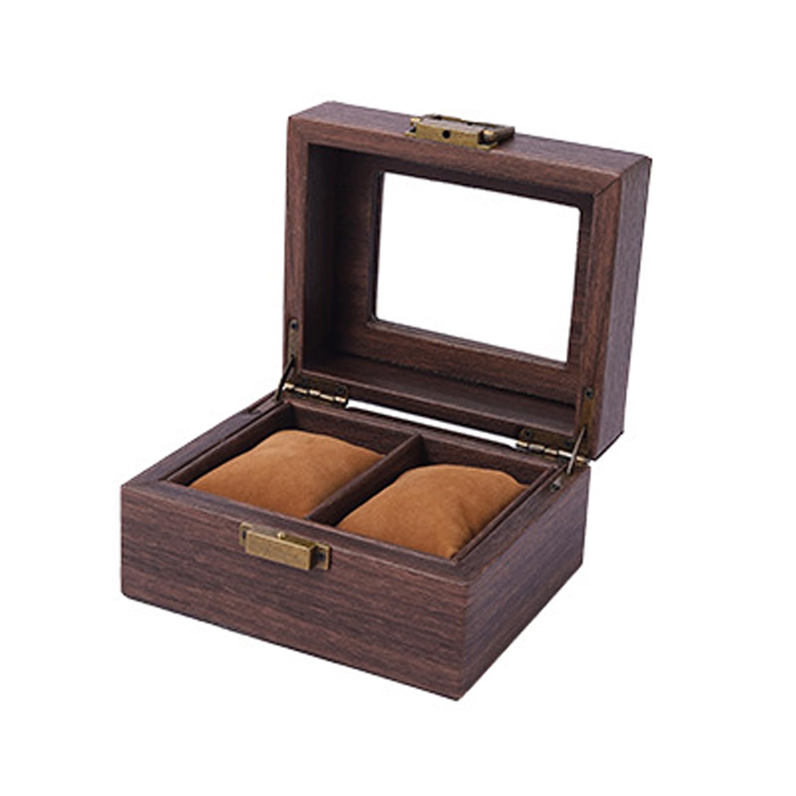 RAFGALDEX Wood Watch Storage Box 2/3 / 6/10 / 12 Slot Watch Organizers Cases Jewelry Display Gifts Box Display Holder Wood Storage Organizers with Lid and Pillow