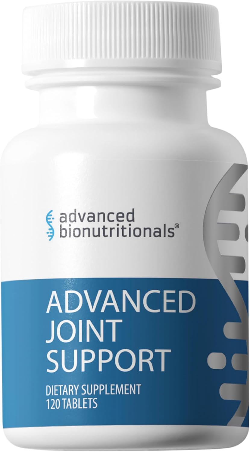 Advanced Bionutritionals Advanced Joint Support Supplement, Relieve Joint Discomfort, Calcium, Glucosamine, 5-Loxin, Manufactured in The USA, 120 Tablets