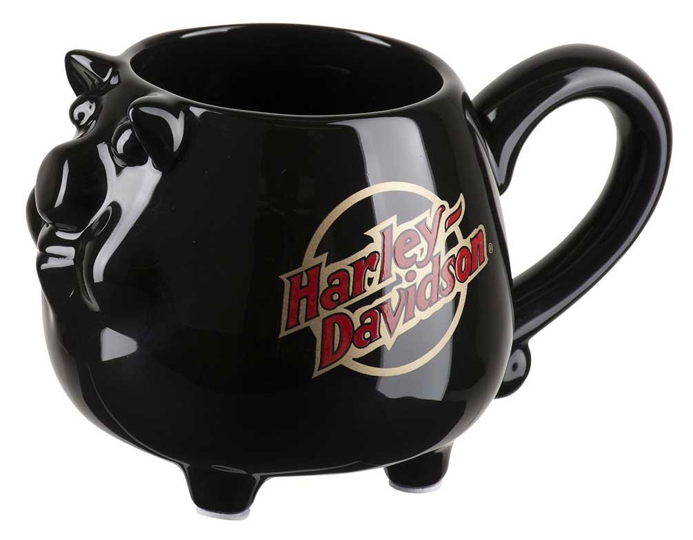Harley-Davidson Core Sculpted Hog HDX-98607 - Taza de café (397 ml