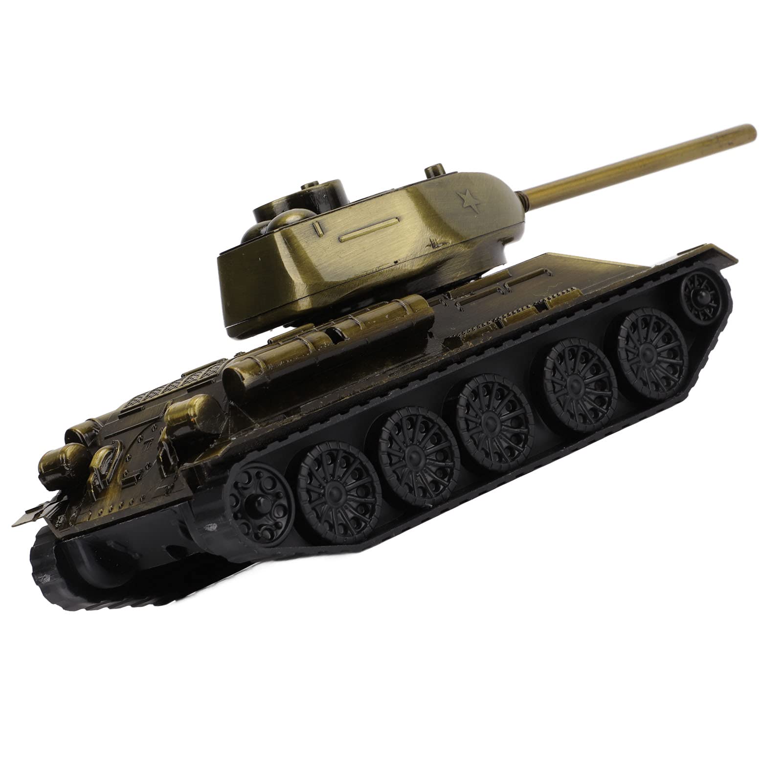 RIZGHWOY Modèle de Tank Rétro en Métal Décoration de Bureau Jouet Éducatif pour Bibliothèque Fuselage Détaillé