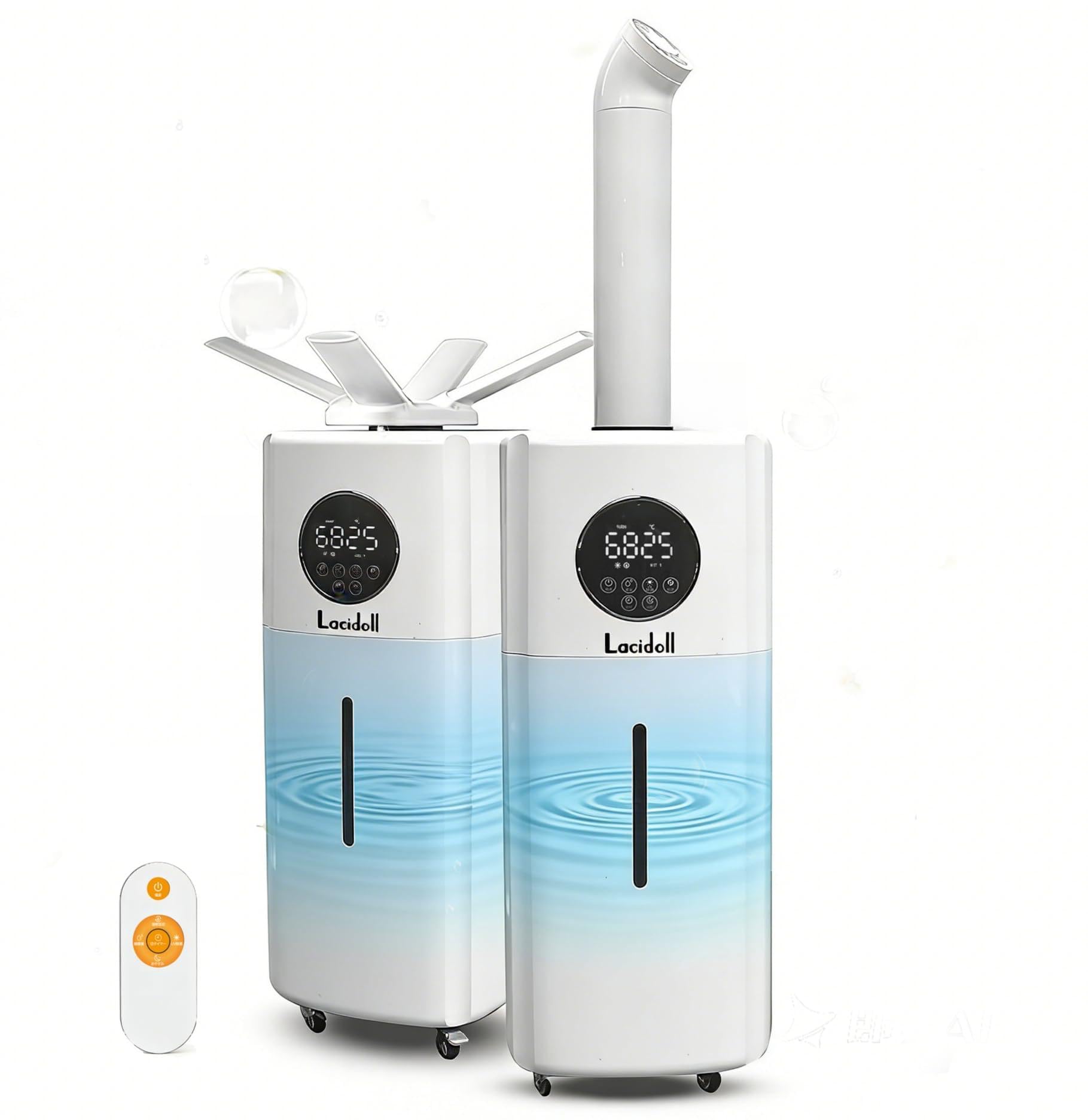 Amazon.co.jp: Lacidoll 加湿器 大容量 2000ml/h 業務用 家庭用 21L