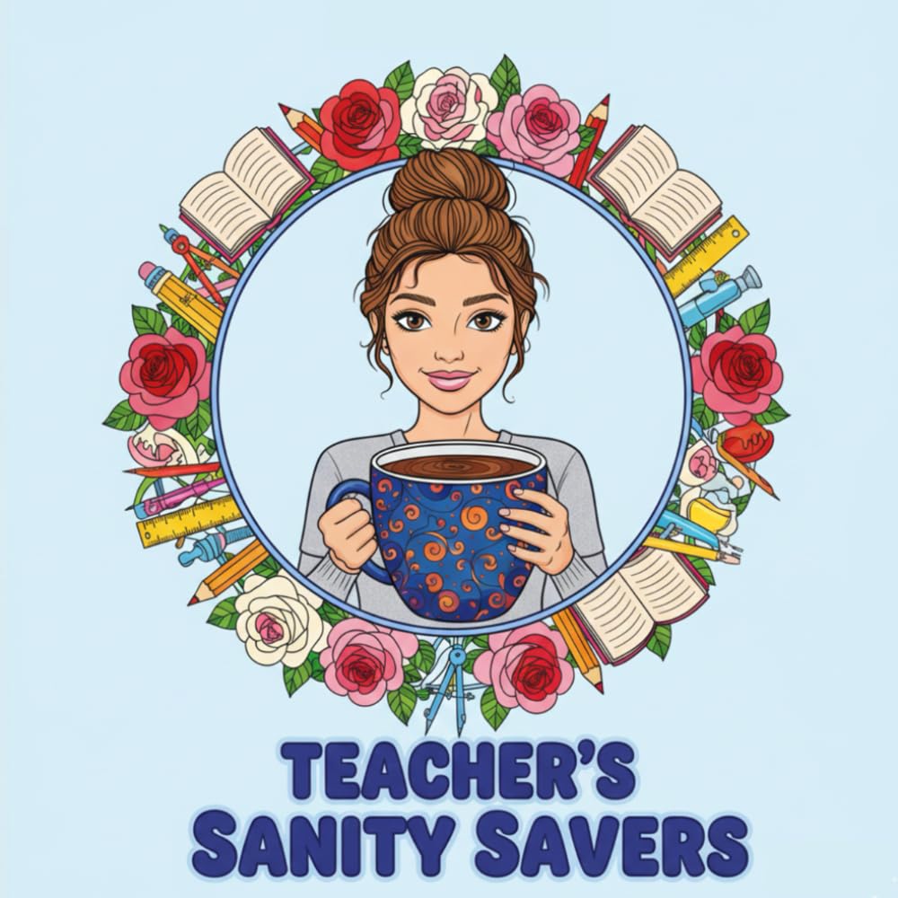 TEACHER'S SANITY SAVER: The Survival Coloring Book: 25 Hilarious & Relatable Coloring Pages for Overworked Educators | Relax & Unwind