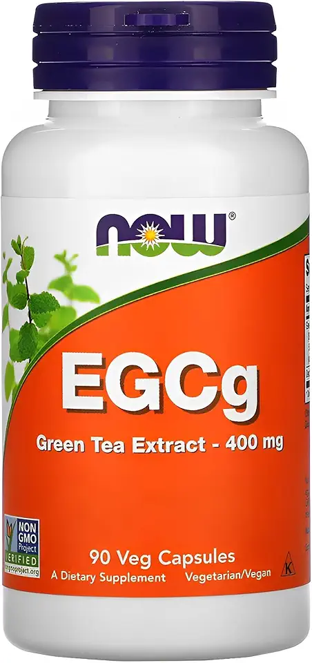 NOW Foods Egcg Extrato Chá Verde 400mg 90Caps Importado
