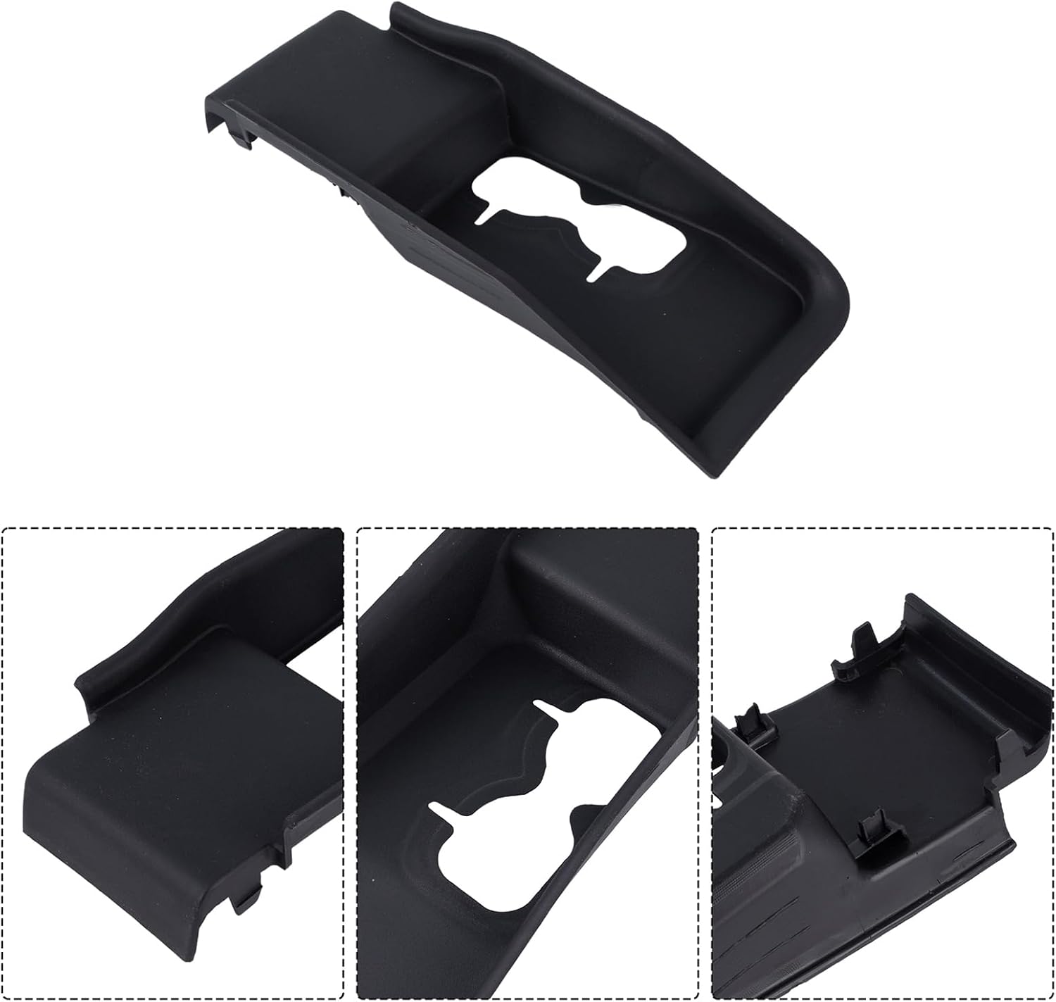 Front Left & Right Plastic Tow Hook Bezel 2Pcs LC3Z8311E LC3Z8310G FO1038222 FO1039221 fit for Ford F-250 F-350 Super Duty 2020-2022