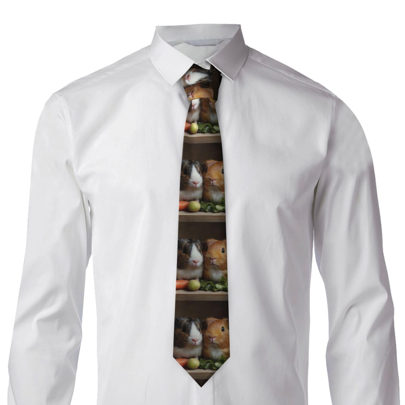 HJKJKKJ Men's Necktie Classic Mens Ties Guinea Pigs Ties for Men Formal Neckwear for Business Wedding