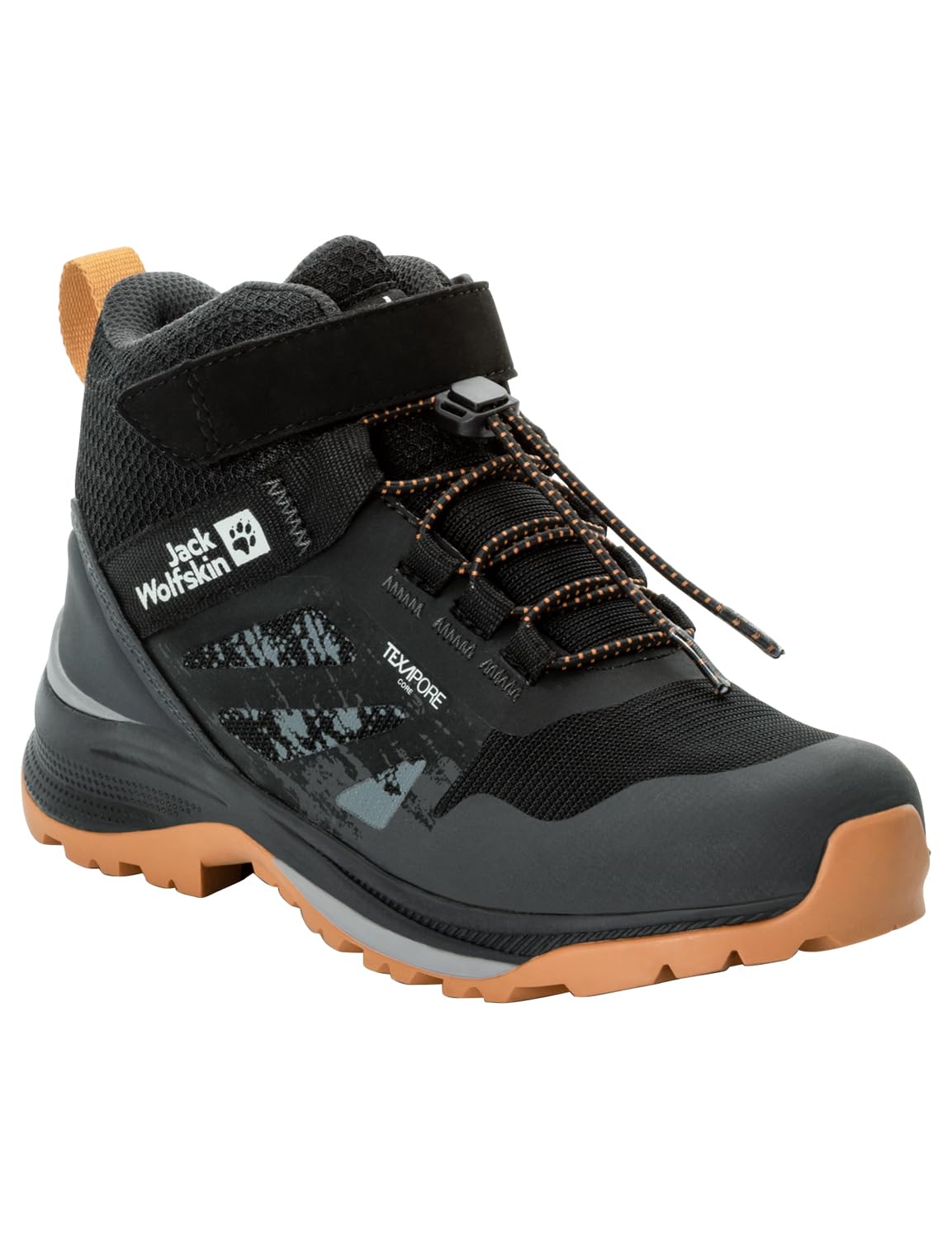 Jack Wolfskin Unisex Children's Villi Hiker Texapore Mid KWalking Shoe, Autumn Leaves, 12.5 UK