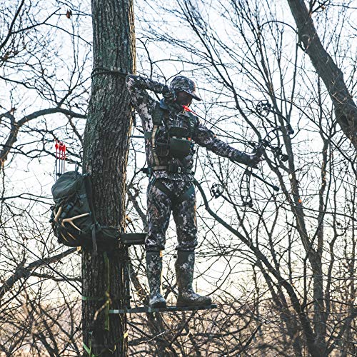 XOP-XTREME OUTDOOR PRODUCTS Cast Aluminum Maximus Tree Stand, XOP Green, 34" x 24" Platform, 16.5 Lbs