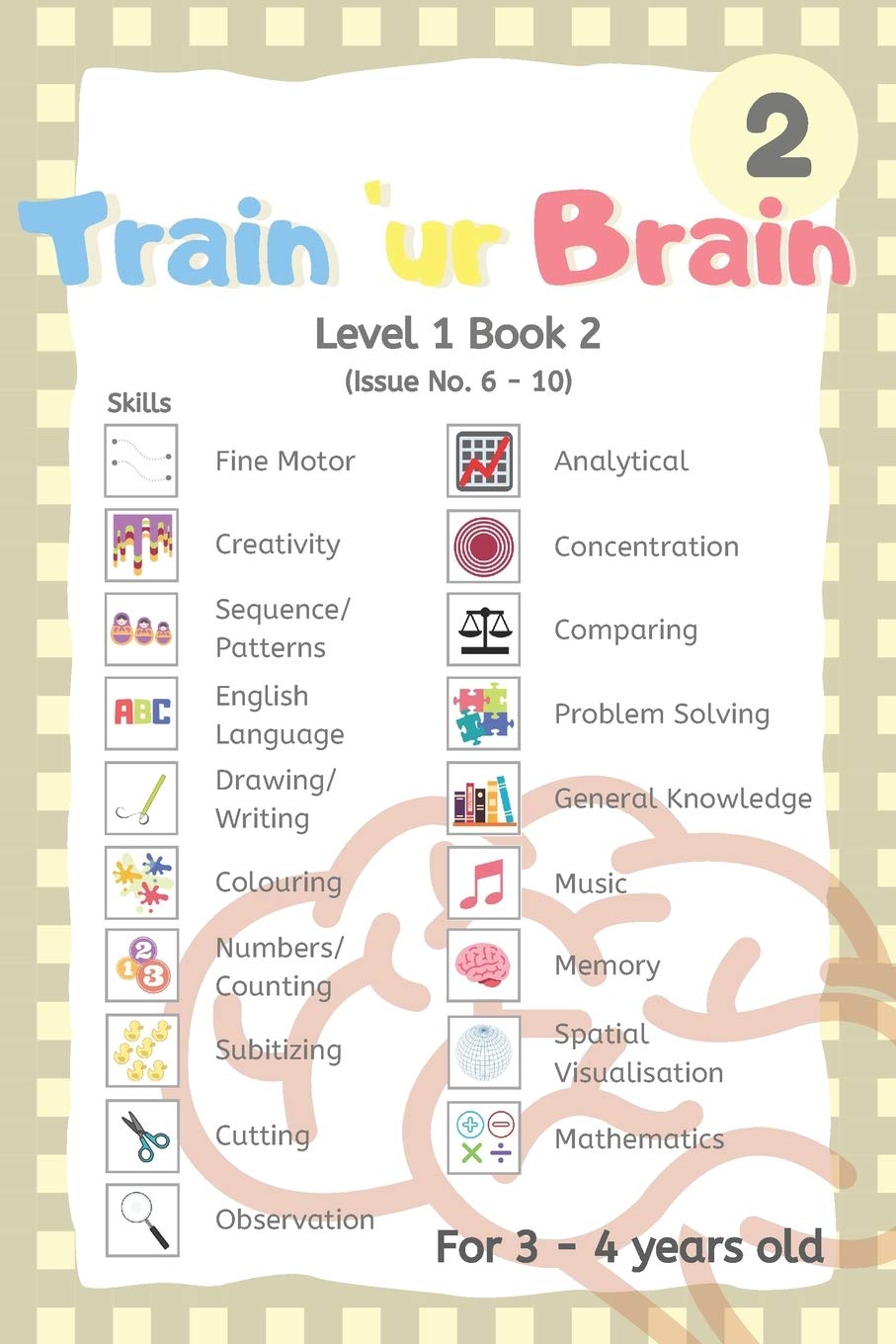 Train 'Ur Brain Level 1 Book 2 (TUB Level 1 Book 2): Issue No.6 to 10 (Train 'Ur Brain TUB Level 1)