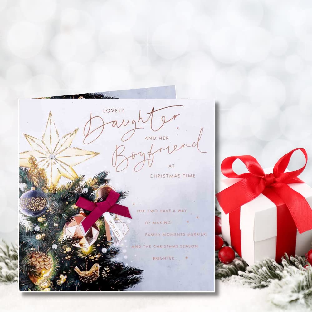 Carte De Noël Pour Nounou Avec Renne Au Nez Rouge, Carte De