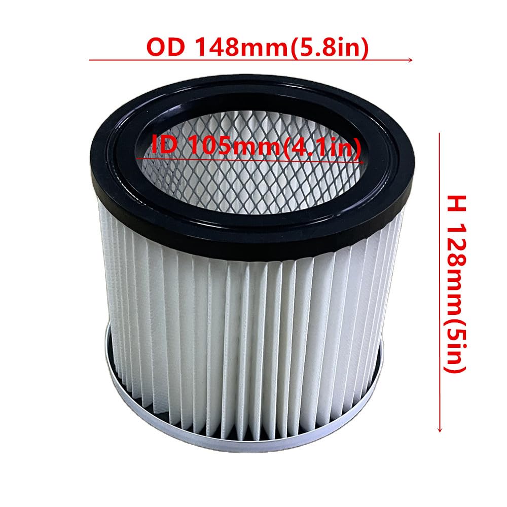 2 PACK YIEEC 25-1041 Cartridge Vacuum HEPA Filter Compatible with Stanley SL18184, SL18182 PCX18184 Ash vacuum cleaner parts