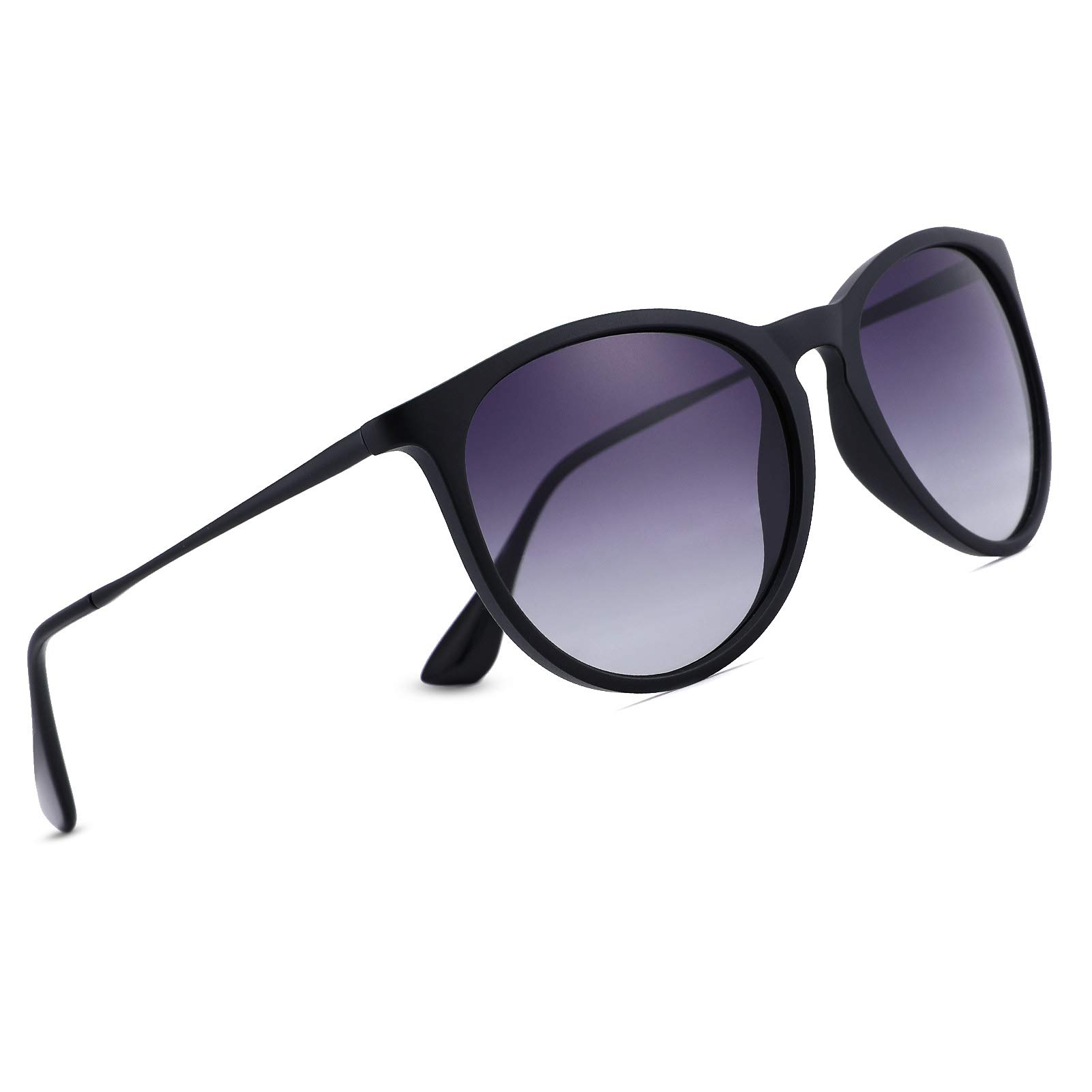 Pro Acme Polarized Sunglasses for Women Men Classic Round 100% UV Protection Lightweight TR90 Unbreakable Frame Sunglasses