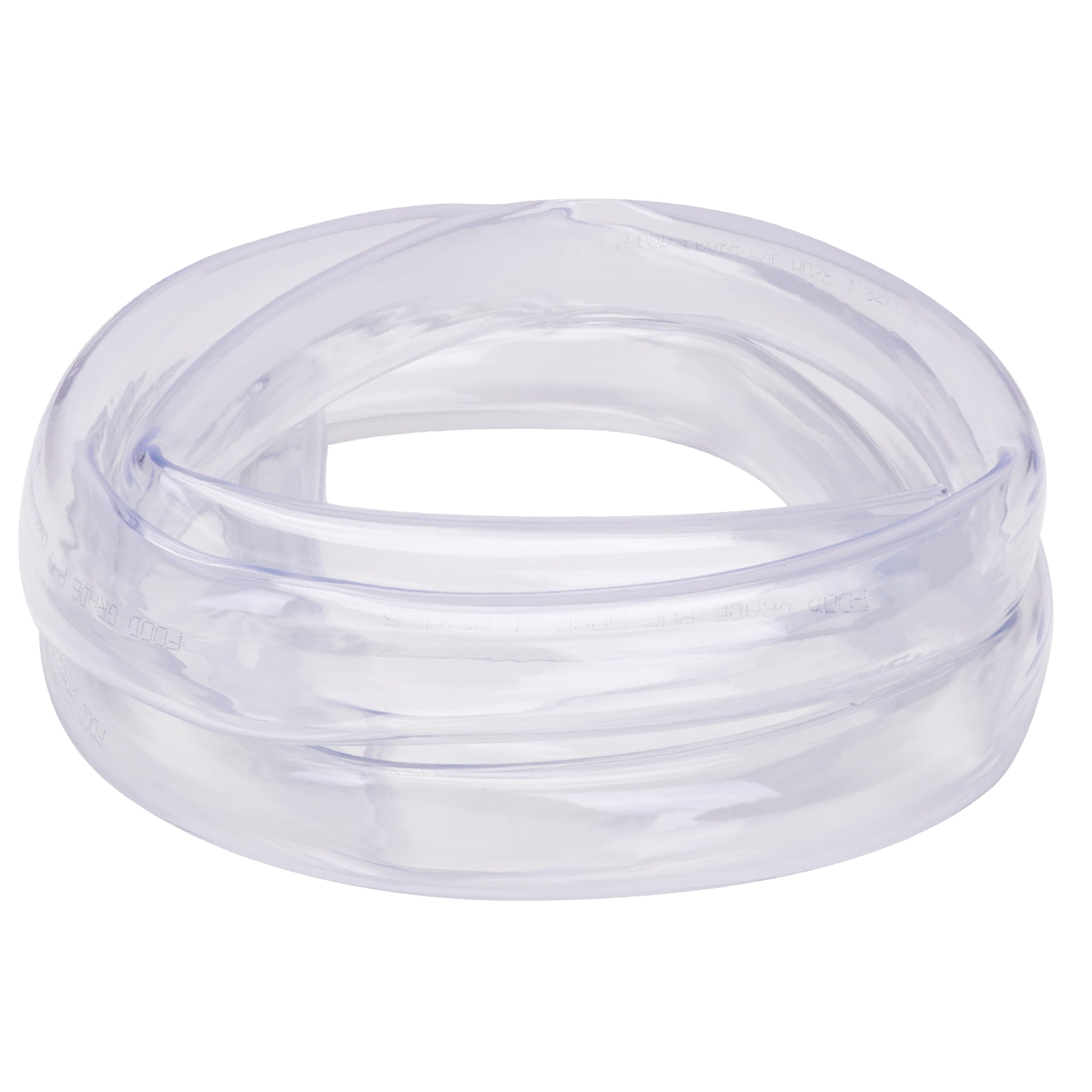 DERNORD PVC Tubing 1-1/4"ID X 1-1/2"OD Flexible Clear Vinyl Hose 10 Feet for Food Grade