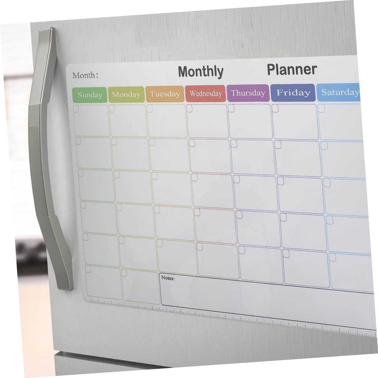 STOBOK 2stücke Magnetische Kühlschrank-whiteboard Kühlschrankkalender Whiteboard-kalender Trocken Abwischbar Magnetischer Kühlschrankkalender Kalender-whiteboard