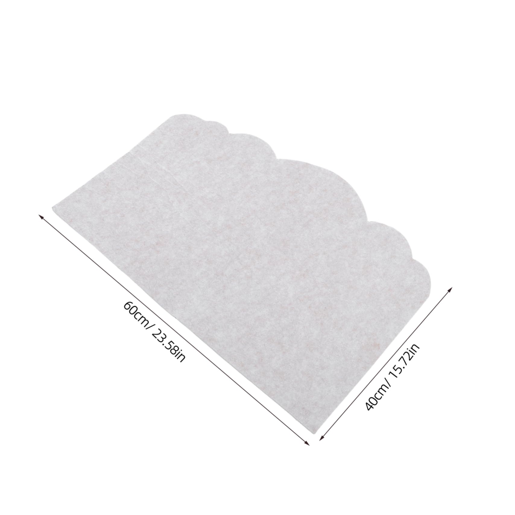 DIYEAH Self Adhesive Decorative Organizer for Wall Art Versatile Memo Frame for Living Room Bedroom Stylish Felt Bulletin Board for Pictures and Notes Light