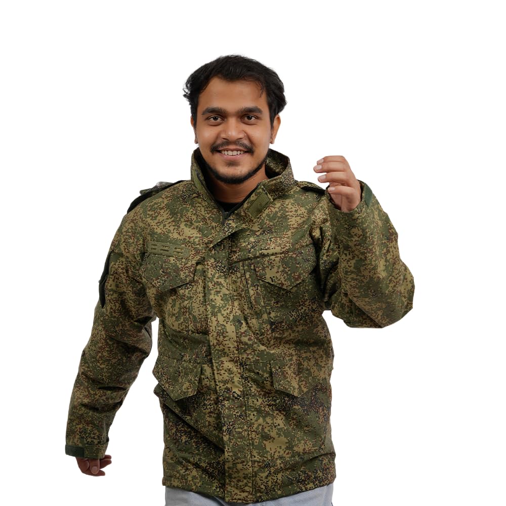 Buy N.L.T.W Nand Lal Topi Wale Men's Military Camo Utility Jacket