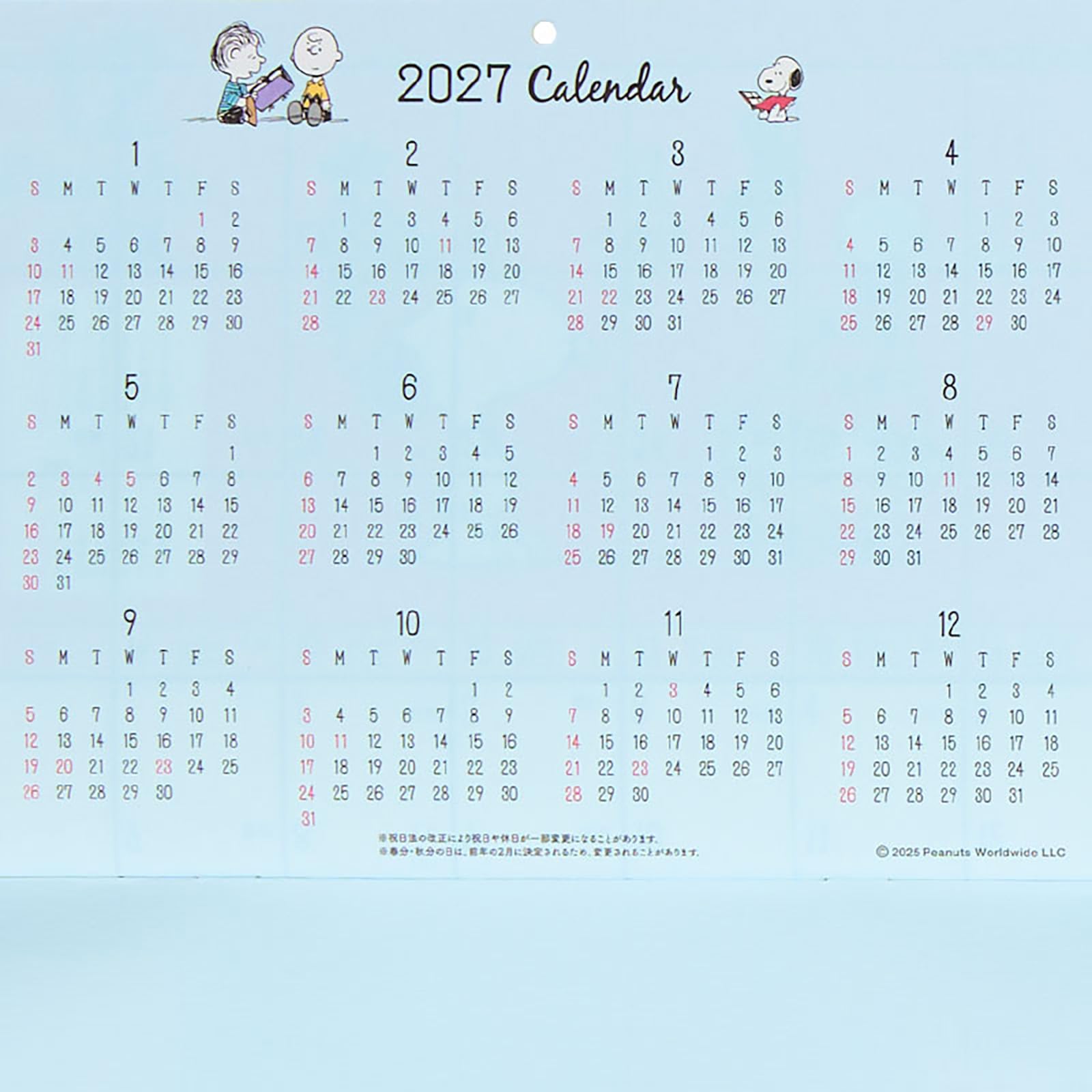 Amazon.co.jp: サンリオ(SANRIO) ウォールカレンダー横 2026