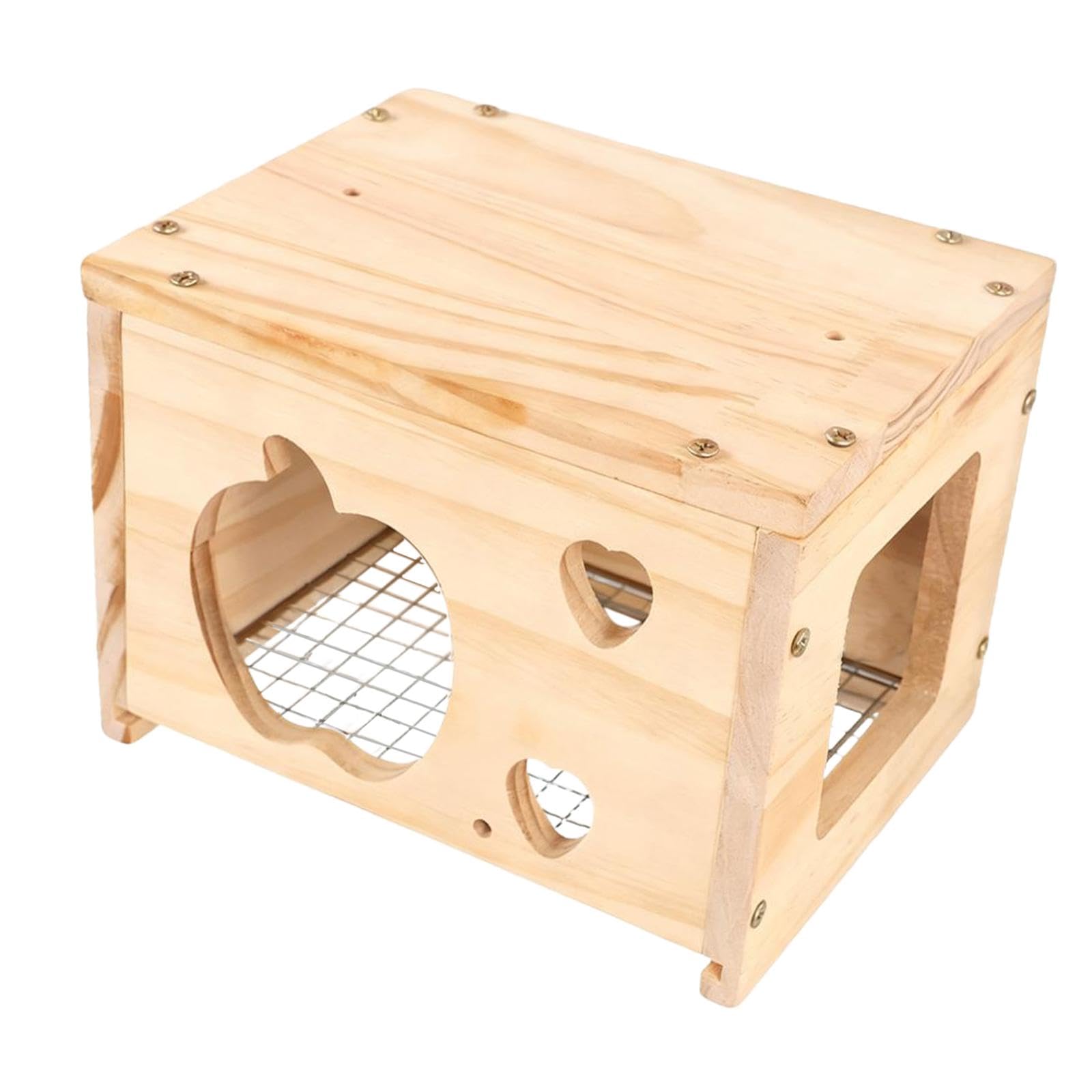 Nichoir en Bois pour Cage, Nid Décoratif pour Canaris,