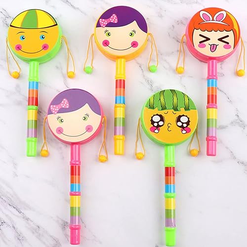 Miniatura 8 de TOYANDONA 24 piezas de sonajero de dibujos animados para niños, sonajero para niños, juguete para bebés, vibrador de mano para bebés, sonajero