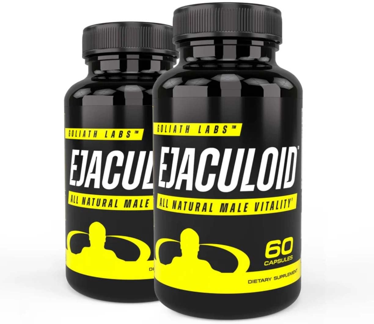 Goliath Labs Men's Energy Booster Capsules [120 Capsules/Bottle] Natural Stamina Booster Pills for Men More Volume - Multivitamin Enriched Performance Boosting Health Supplements