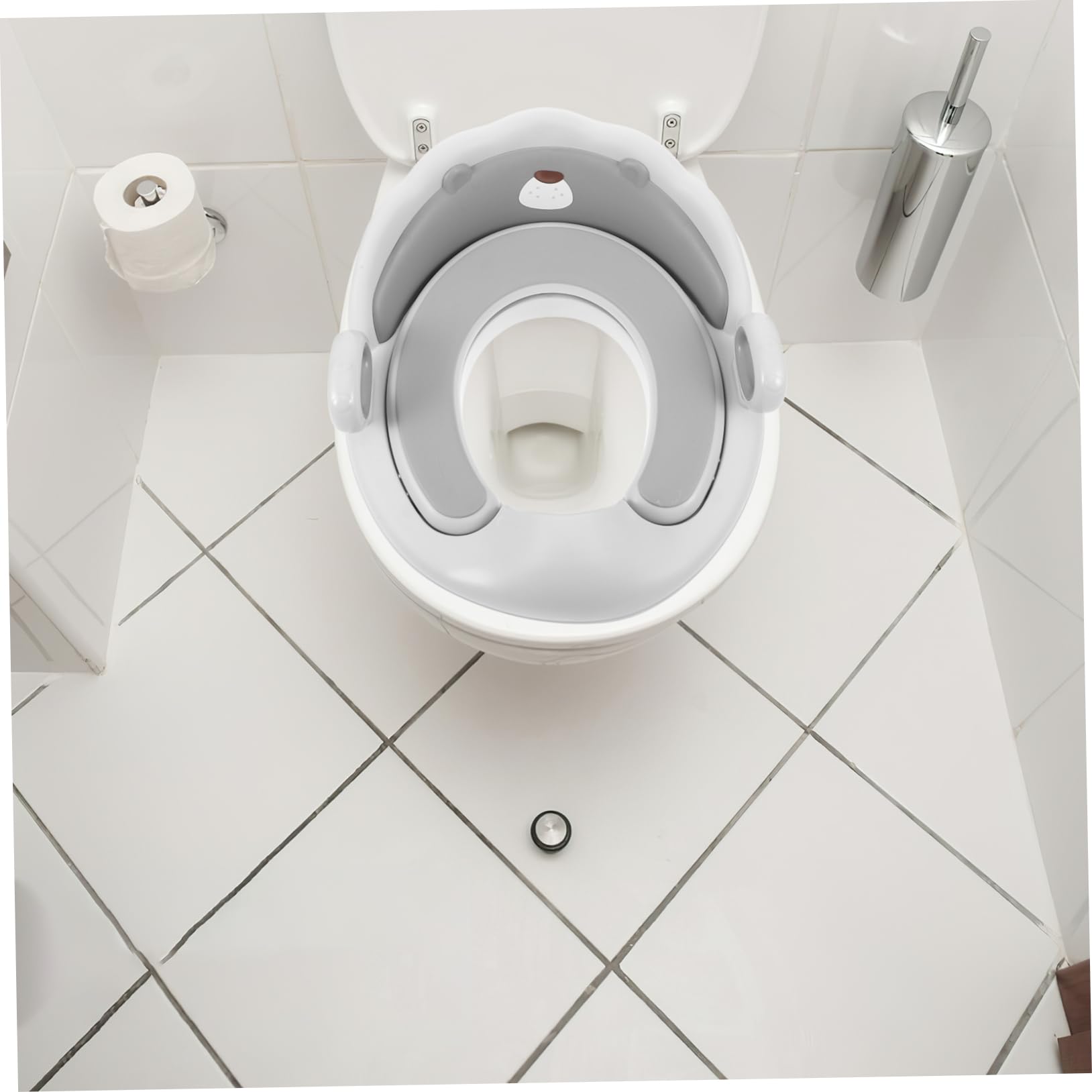 Toyvian Asiento de Orinal Plegable para Niños Pequeño Entrenamiento Baño Antideslizante Asiento Inodoro Portátil para Bebés