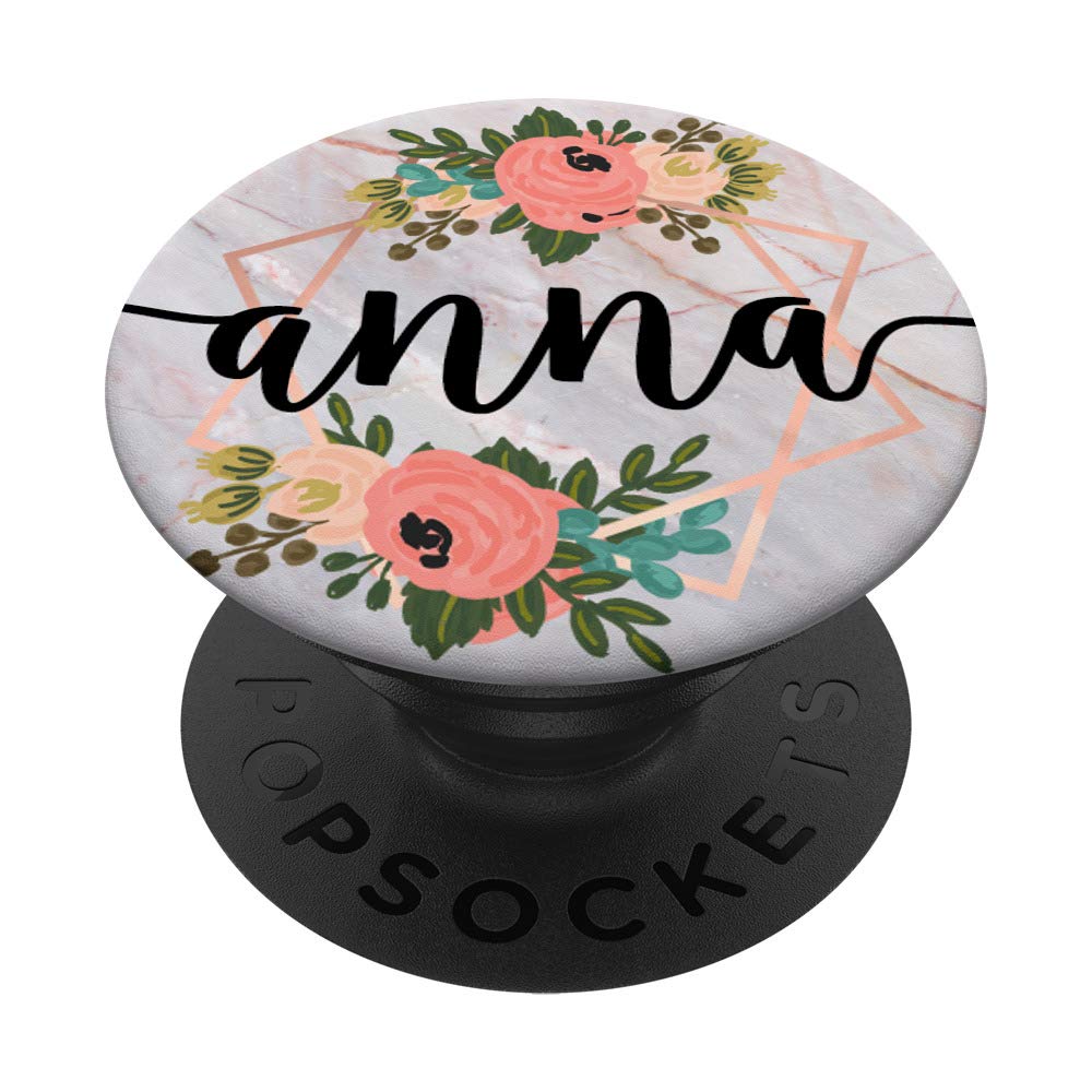 Amazon.com: First Name Anna with Rose Floral Wreath PACH135