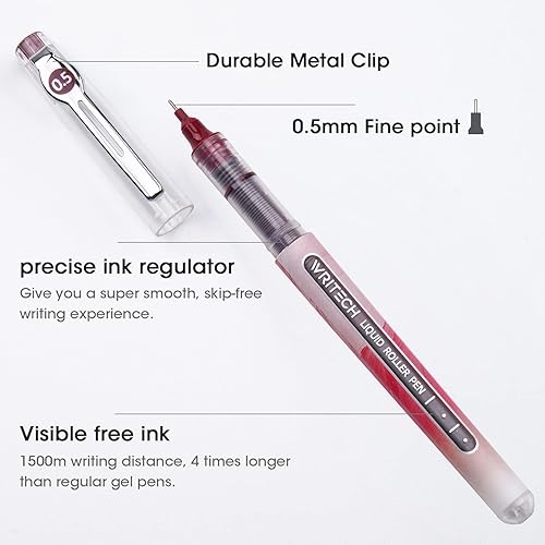 Miniatura 4 de WRITECH Bolígrafos de tinta líquida degradada con bolígrafos multicolor