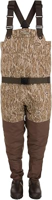 Drake Waterfowl Insulated Breathable Chest Wader with Sewn-in Liner, Regular Bottomland Boot, 9