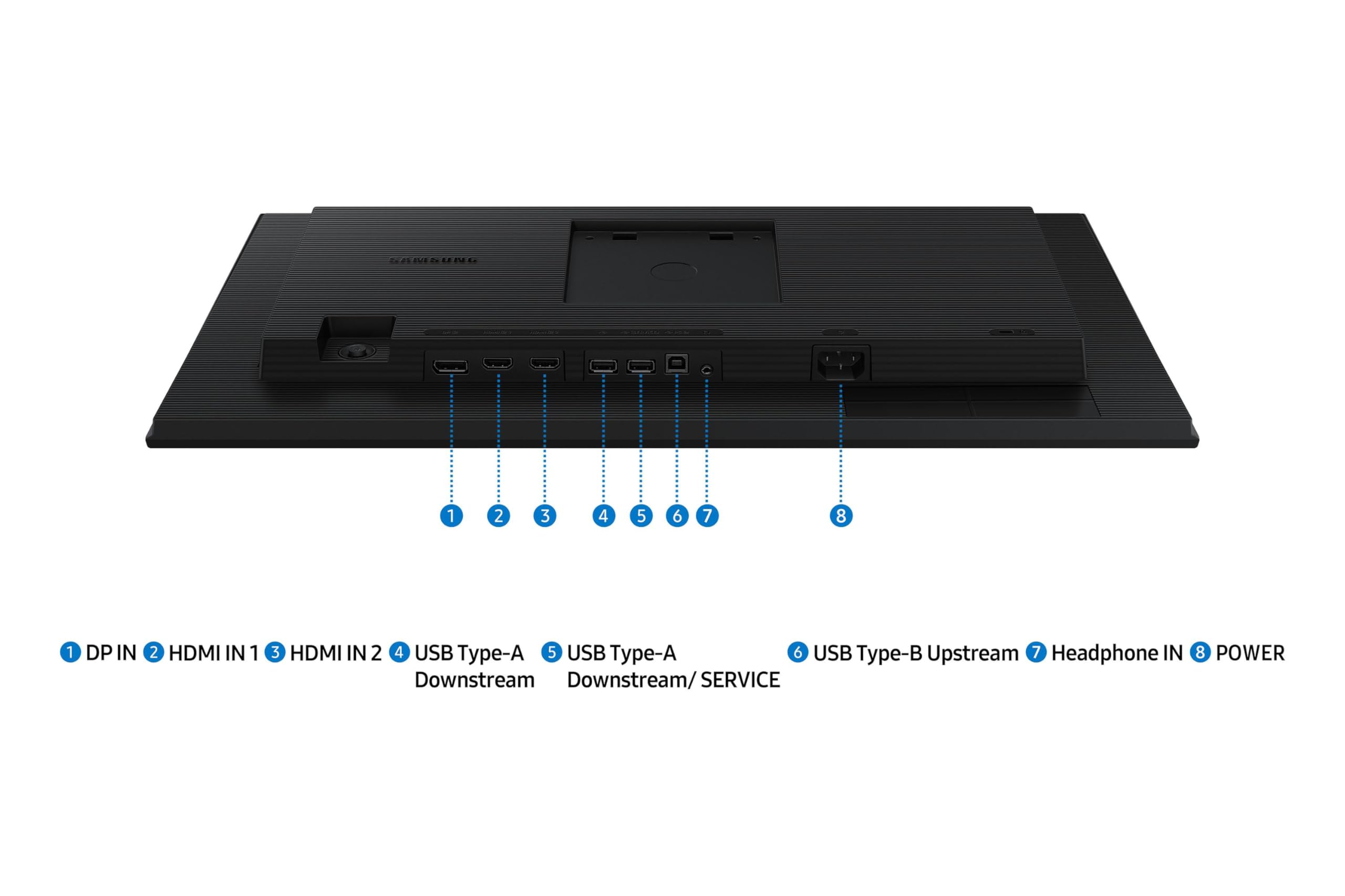 Samsung Écran PC Professionnel S40GD 24'', Noir, FHD 1920x1080, 100 Hz, Dalle IPS, HDMI, Display Port, USB Type A, Orientable, Pivotable et Inclinable, Pied Ajustable, Mode Eye Saver, LS24D402GAUXEN