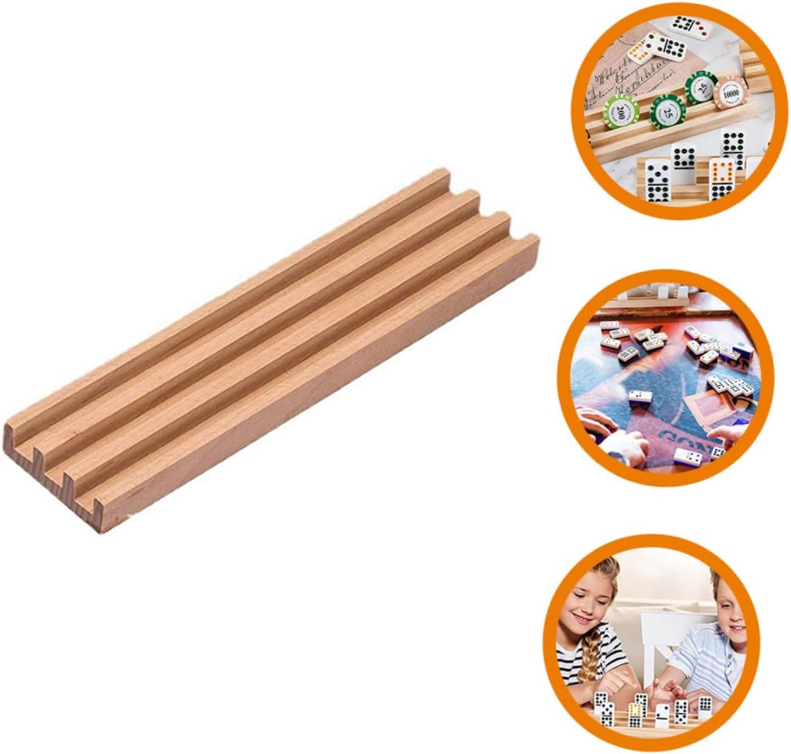 4pcs Wooden Racks for Organizing Cards Natural Wood Display Base Supports Creativity and Hand Fun and Crafting Activities