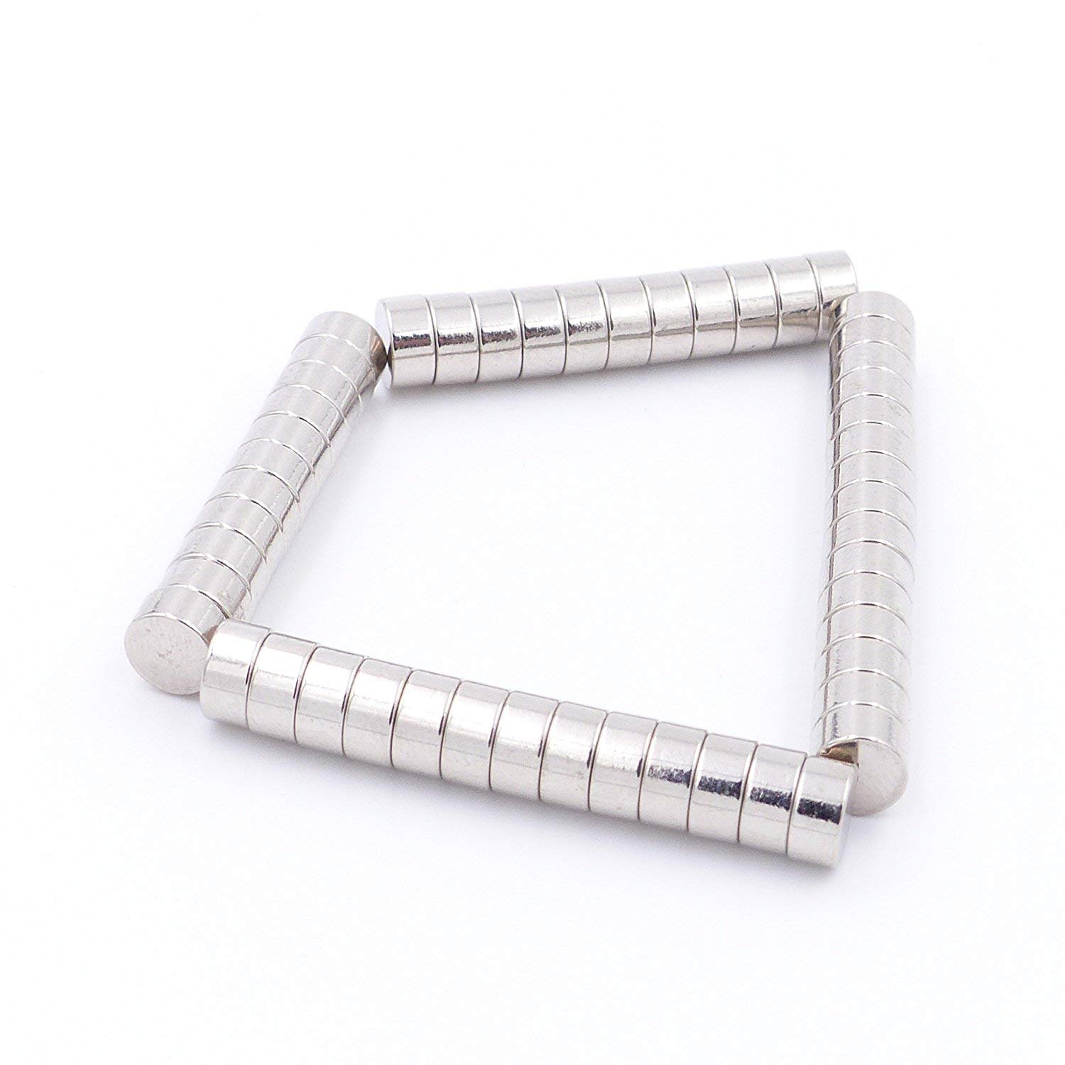 50 Mini Magneti Neodimio N52 - Dischi 6x1mm Ultra Potenti Per Modellismo E Lavagne
