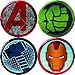 Dynamic Discs Marvel Avengers DyeMax Mini Fuzion Judge Disc Golf Mini Marker Disc