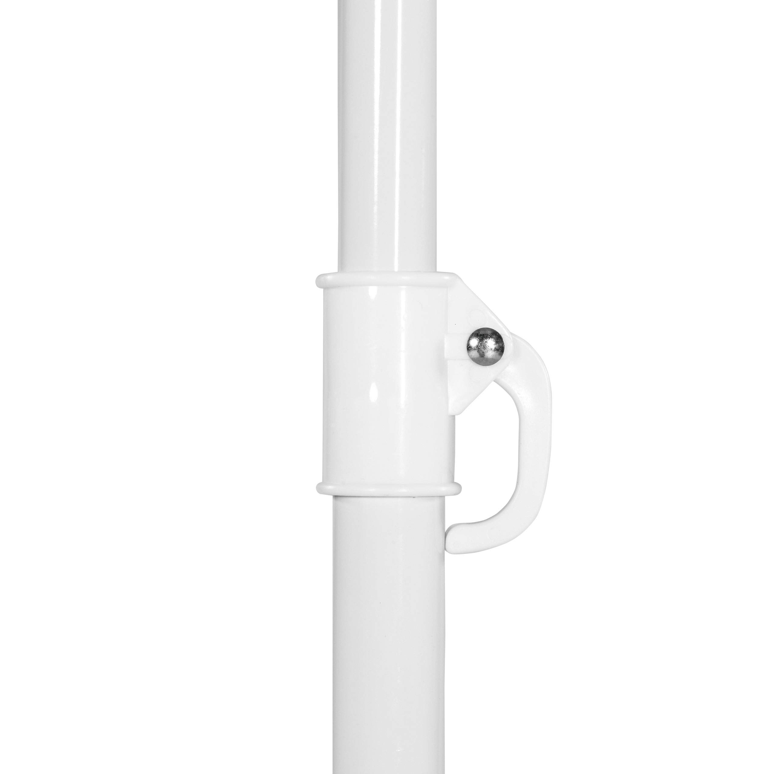 Vispronet Sonnenschirm Fußball mit 2-teiligem Schirmstock - ∅ 180 cm - kippbar - für Garten, Balkon, Terrasse, Stehtische