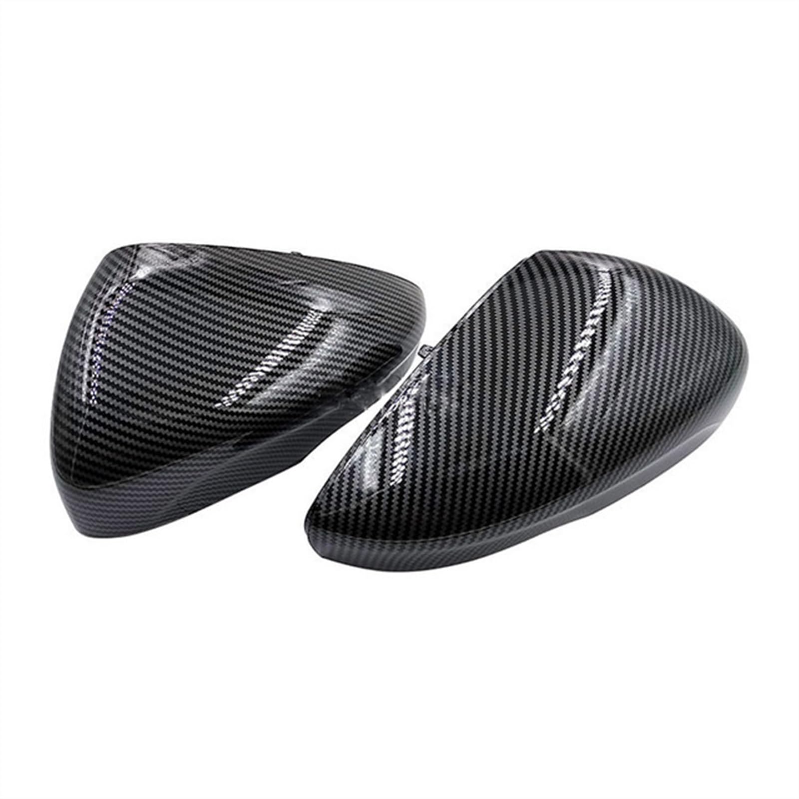 Coprispecchietti Laterali In ABS Effetto Carbonio – Per Ford Focus MK2/MK3 E Mondeo MK4 (2008-2017) – Nero Lucido, Coppia
