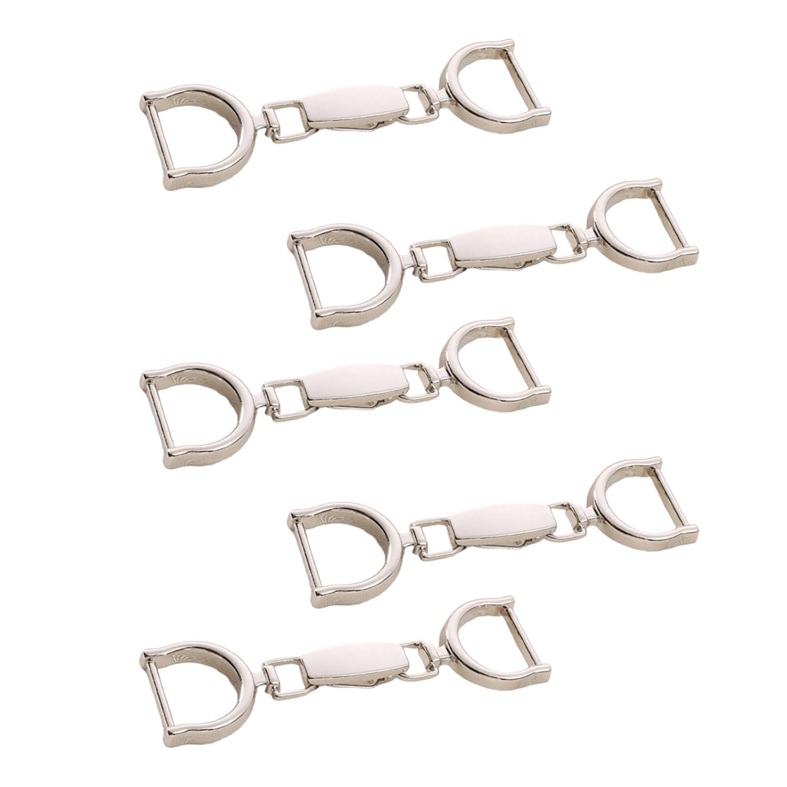 PANGBOER Metal Interconnected Grip for Skirt Belts Quick Tool Complimentary Installation Elegant Metal Slide Grip