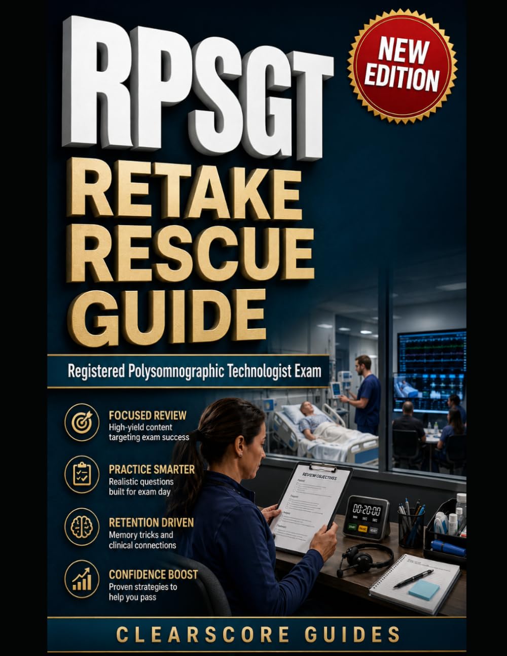 RPSGT RETAKE RESCUE GUIDE: REBUILD WEAK AREAS FOR THE REGISTERED POLYSOMNOGRAPHIC TECHNOLOGIST EXAM WITH RETAKE PRACTICE