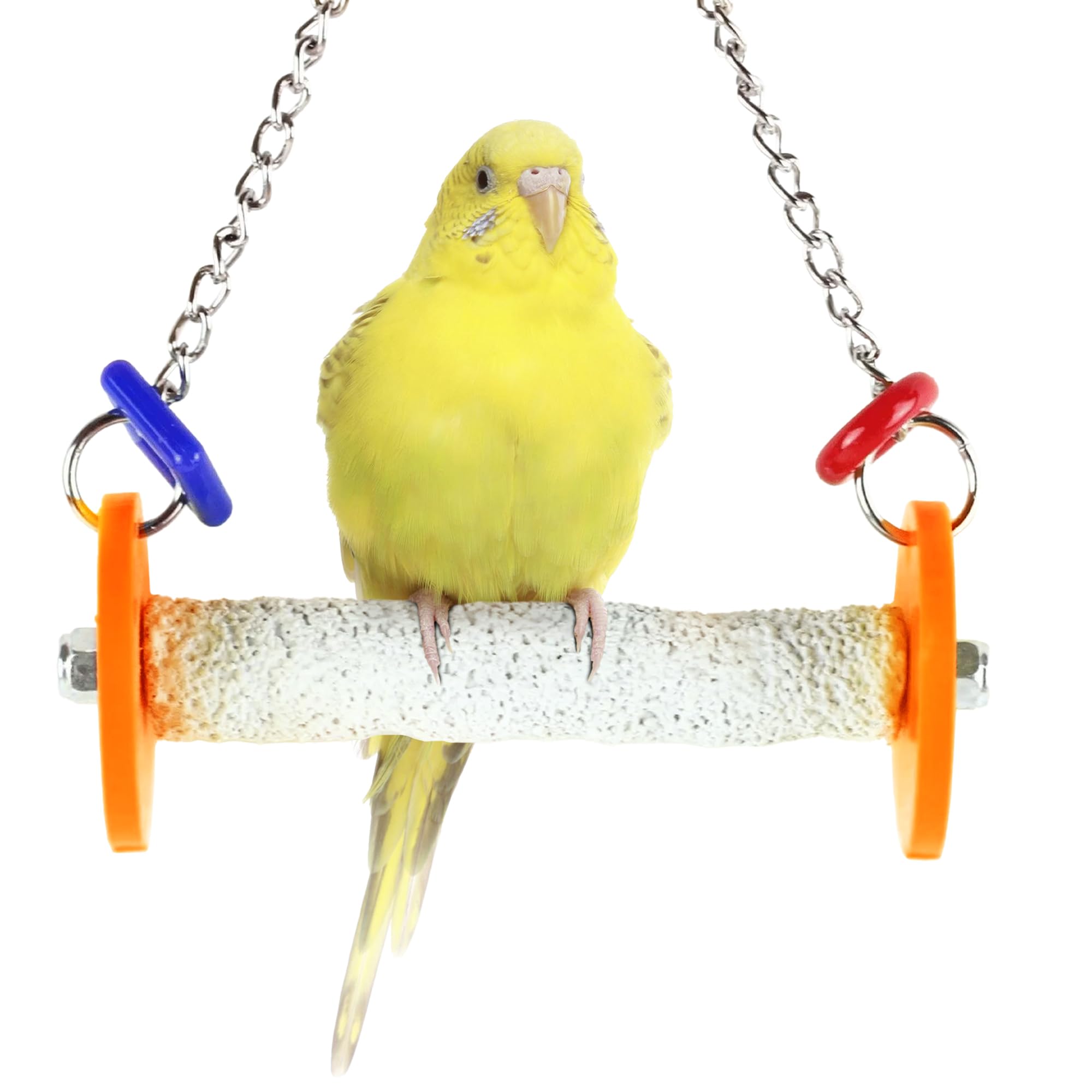 Sweet Feet and Beak Roll Swing and Perch Bird Toys - Keeps Nails and Beak in Top Condition - Handmade Pet Supplies - Safe and Non-Toxic Bird Cages