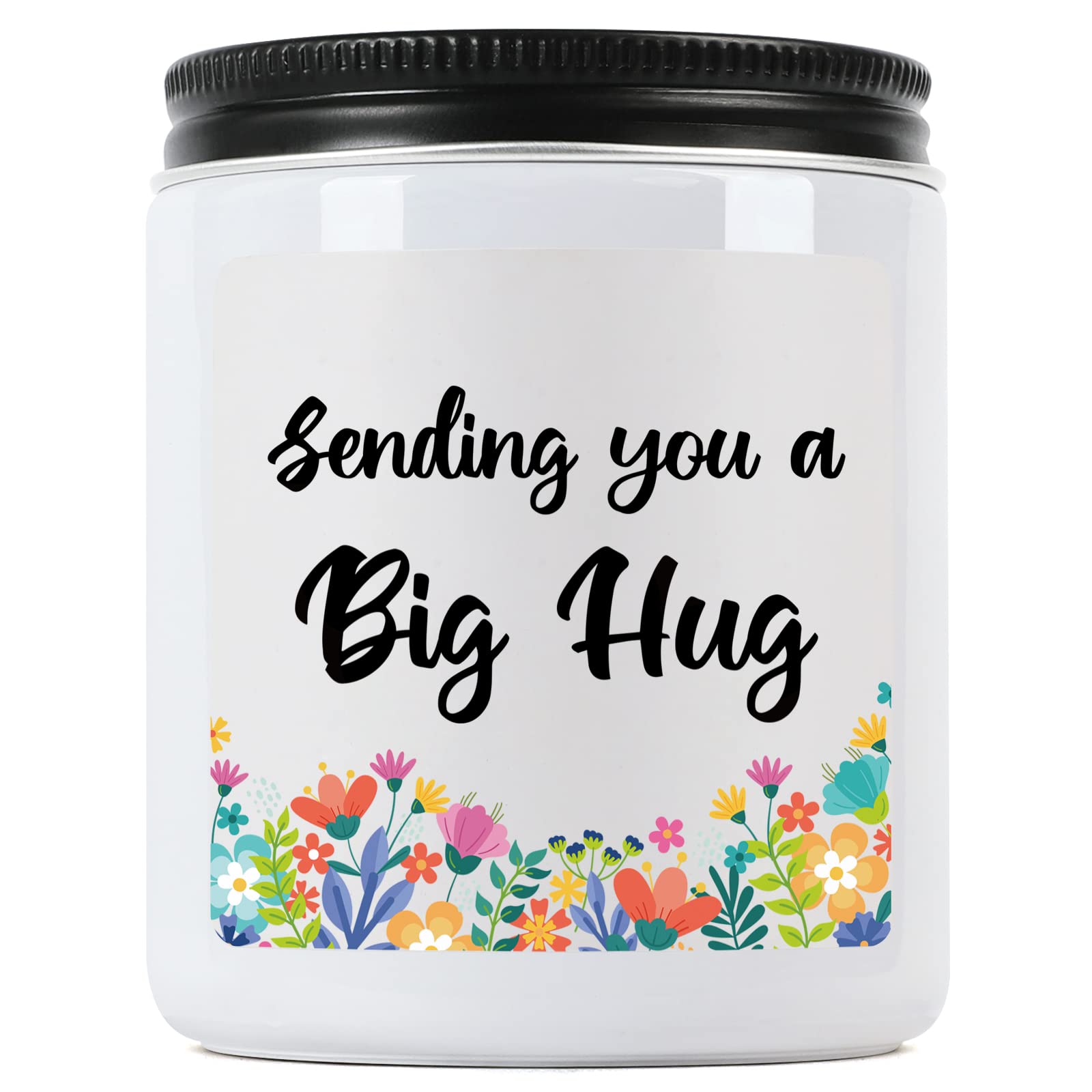 Lavender Scented Candles - Sending You a Big Hug - Birthday Christmas Gift for Women,Friends,her - Inspirational Gifts Thinking You Gifts Friendship Presents for Female Sister Coworker