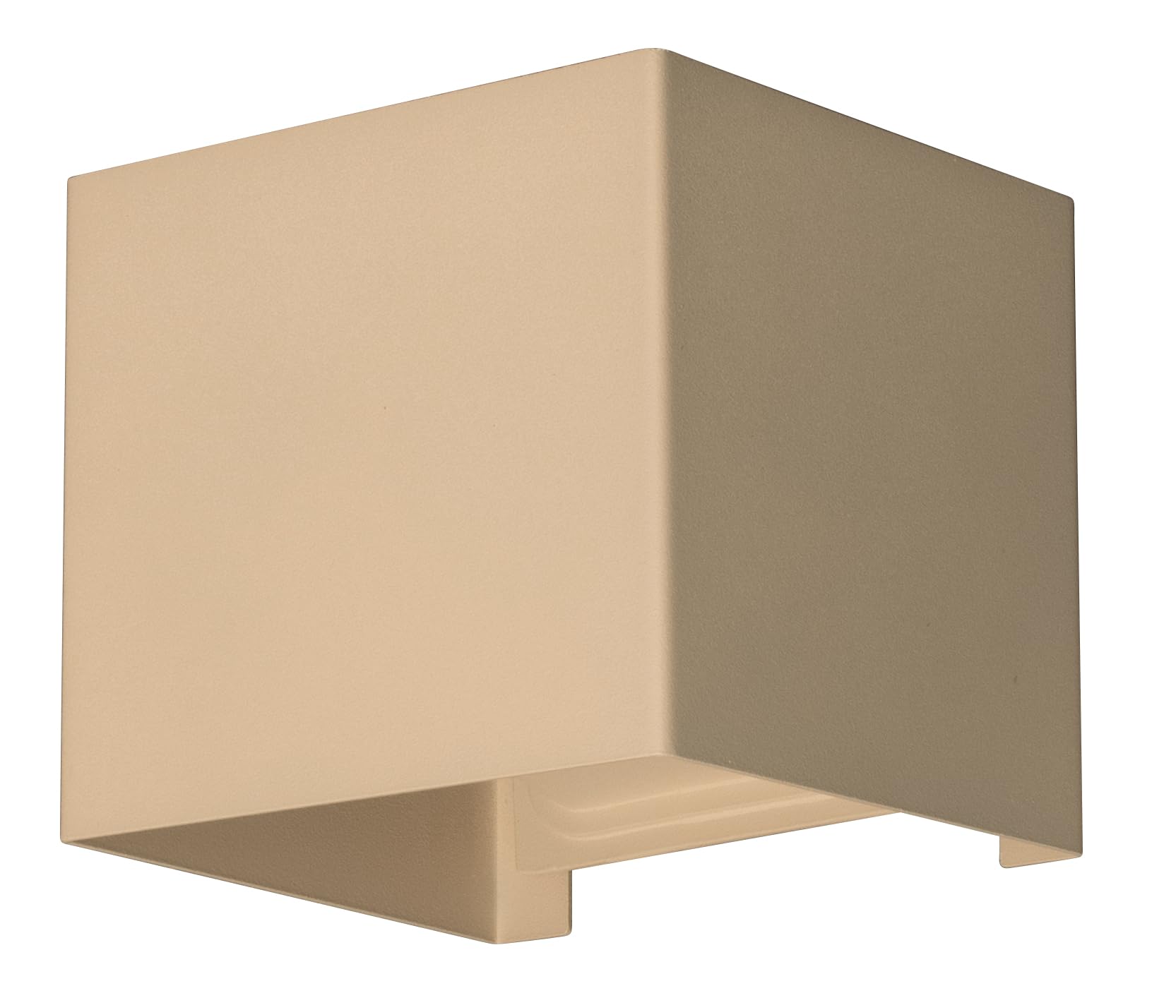 Applique murale d'extérieur LED 2x3W de couleur sable et intensité 3000K