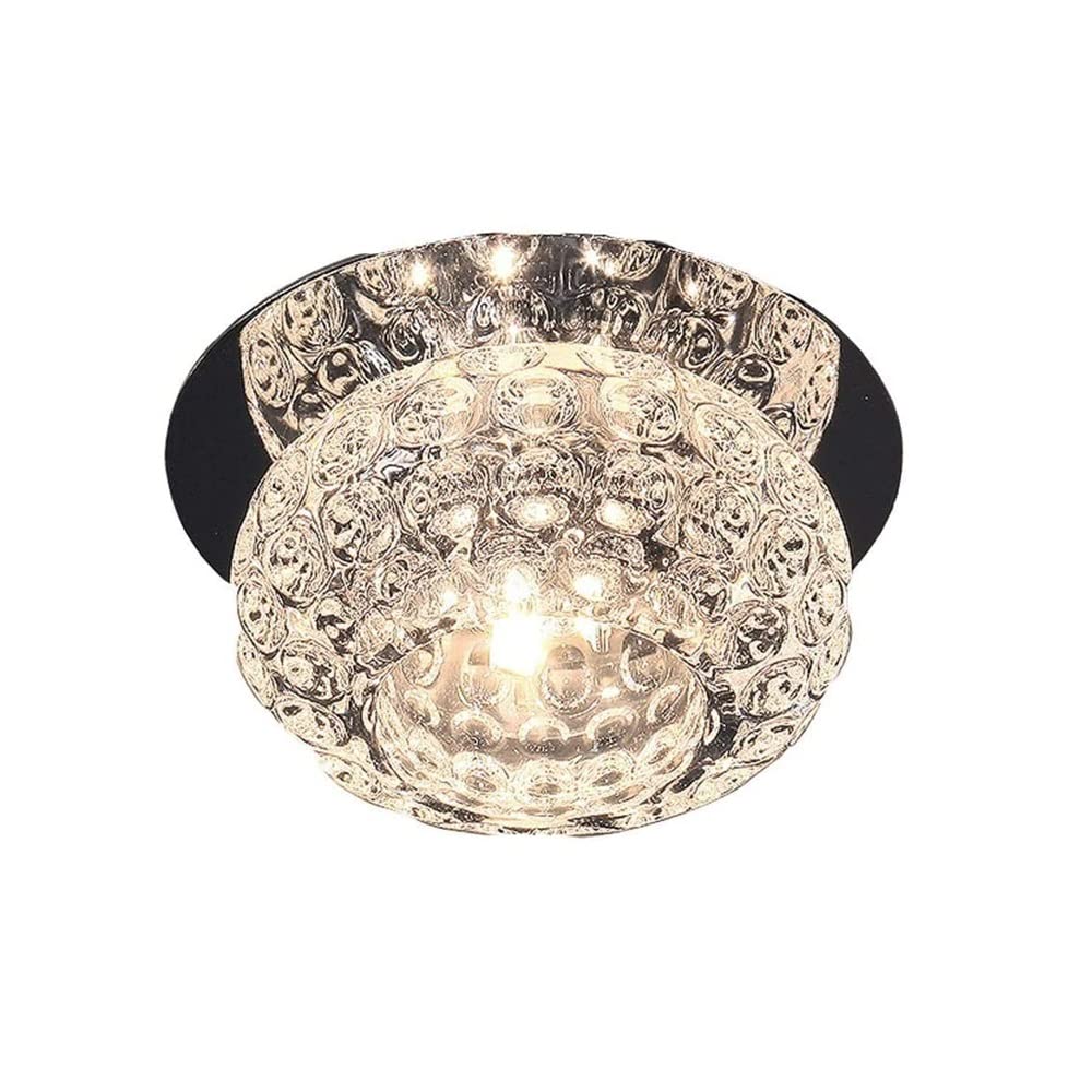 ITOSUI 3/5W Led Recessed Lighting Crystal Ceiling Downlight 3000K/6000K Selectable Spotlight Lamp Daylight5w-6000K White Light