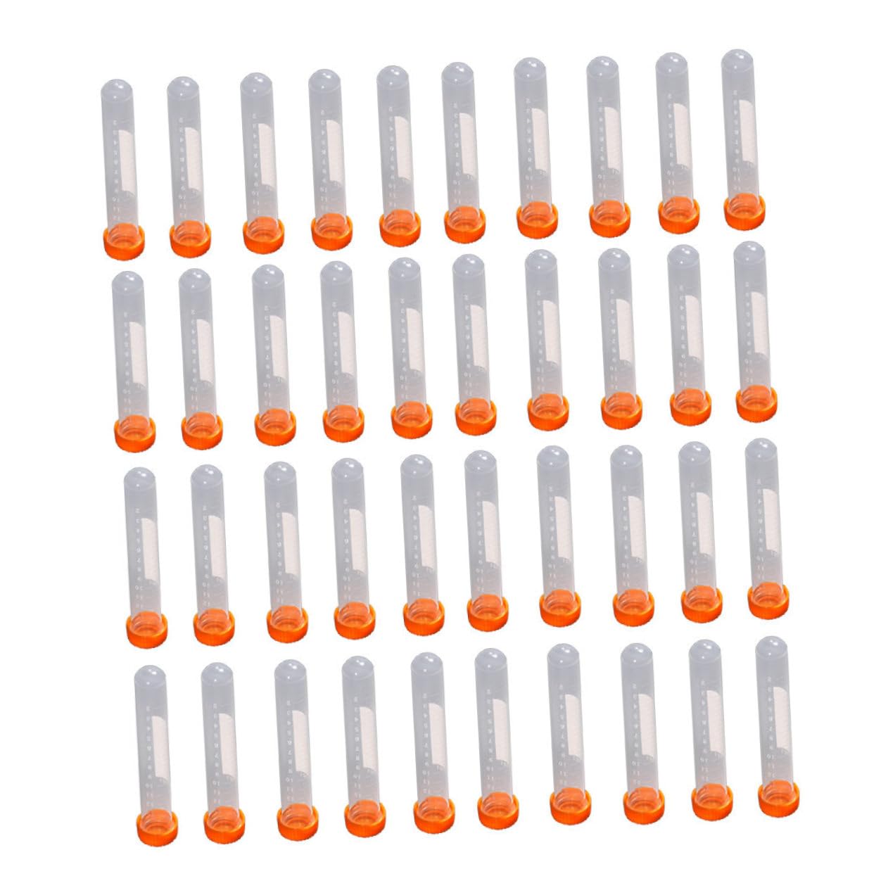 OUNONA 15ml Zentrifugenröhrchen aus Pe mit Schraubkappe Transparentes Röhrchen Hitzebeständig zur Sterilisation für Labor und Krankenhausbedarf 100 Stück Zufällige Farbe