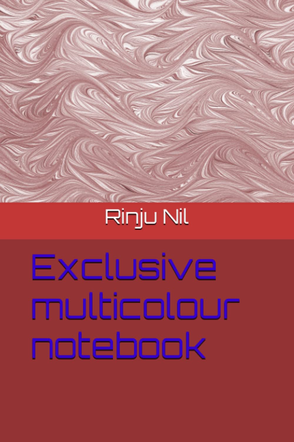 Exclusive multicolour notebook