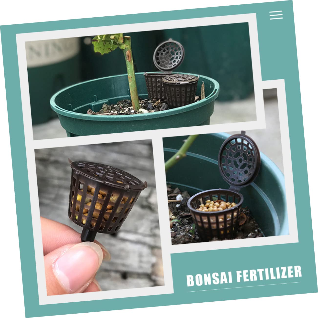 POPETPOP 120pièces Boîte De Fertilisation Pour Bonsai Conteneur Pratique Pour Nutriments De Plantes Accessoire De Jardinage Réutilisable